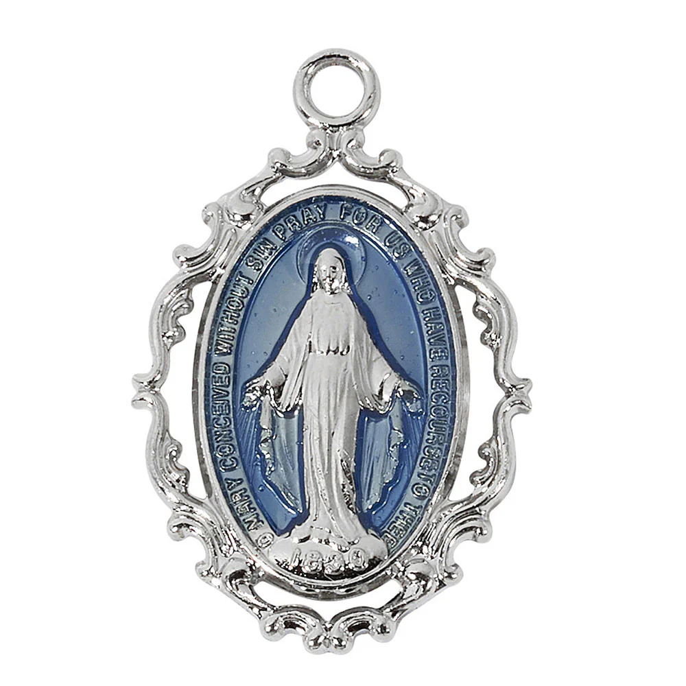 Radiant Baroque Miraculous Medal Necklace - Image 2