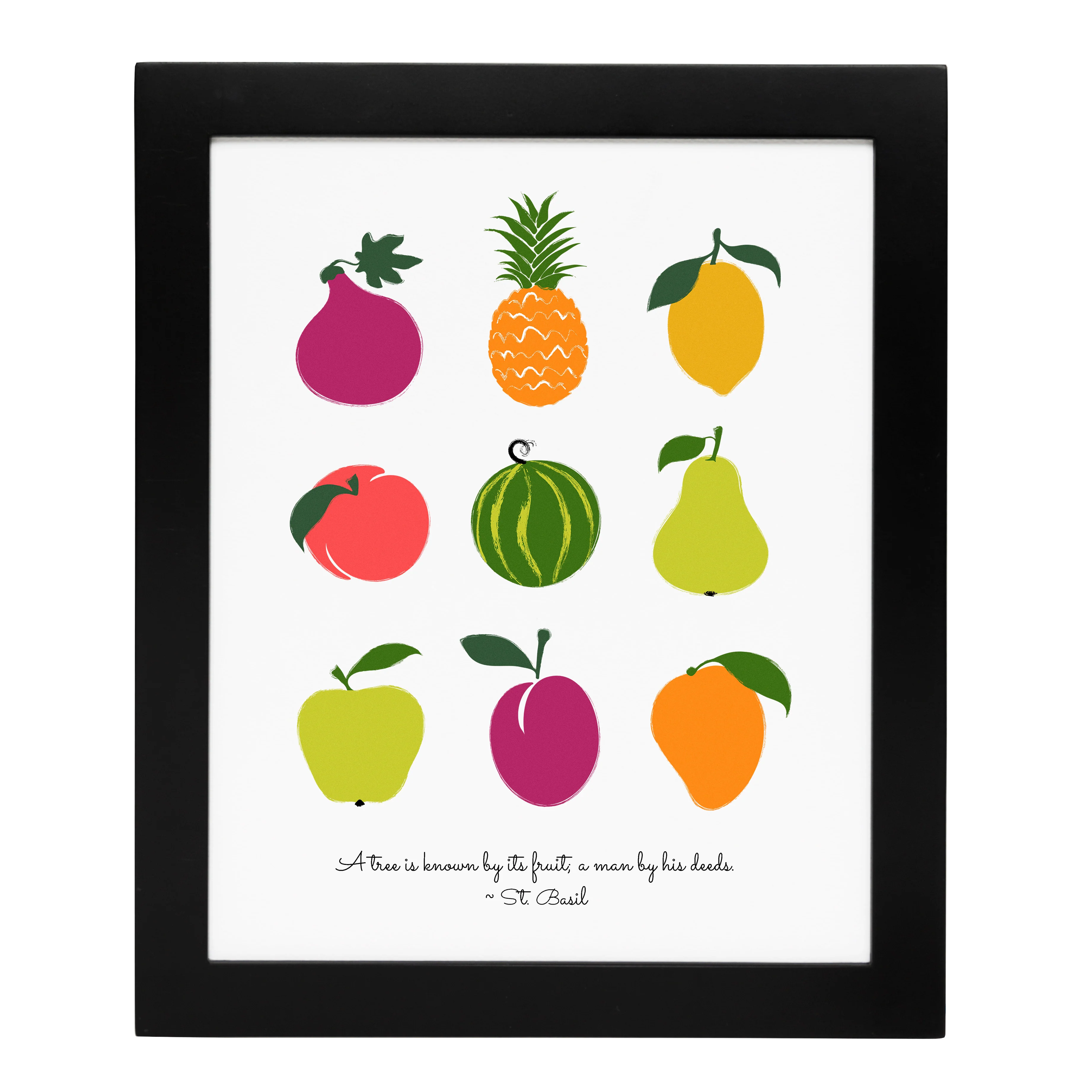 Deeds & Fruits Framed Print - Multiple Sizes - Image 2
