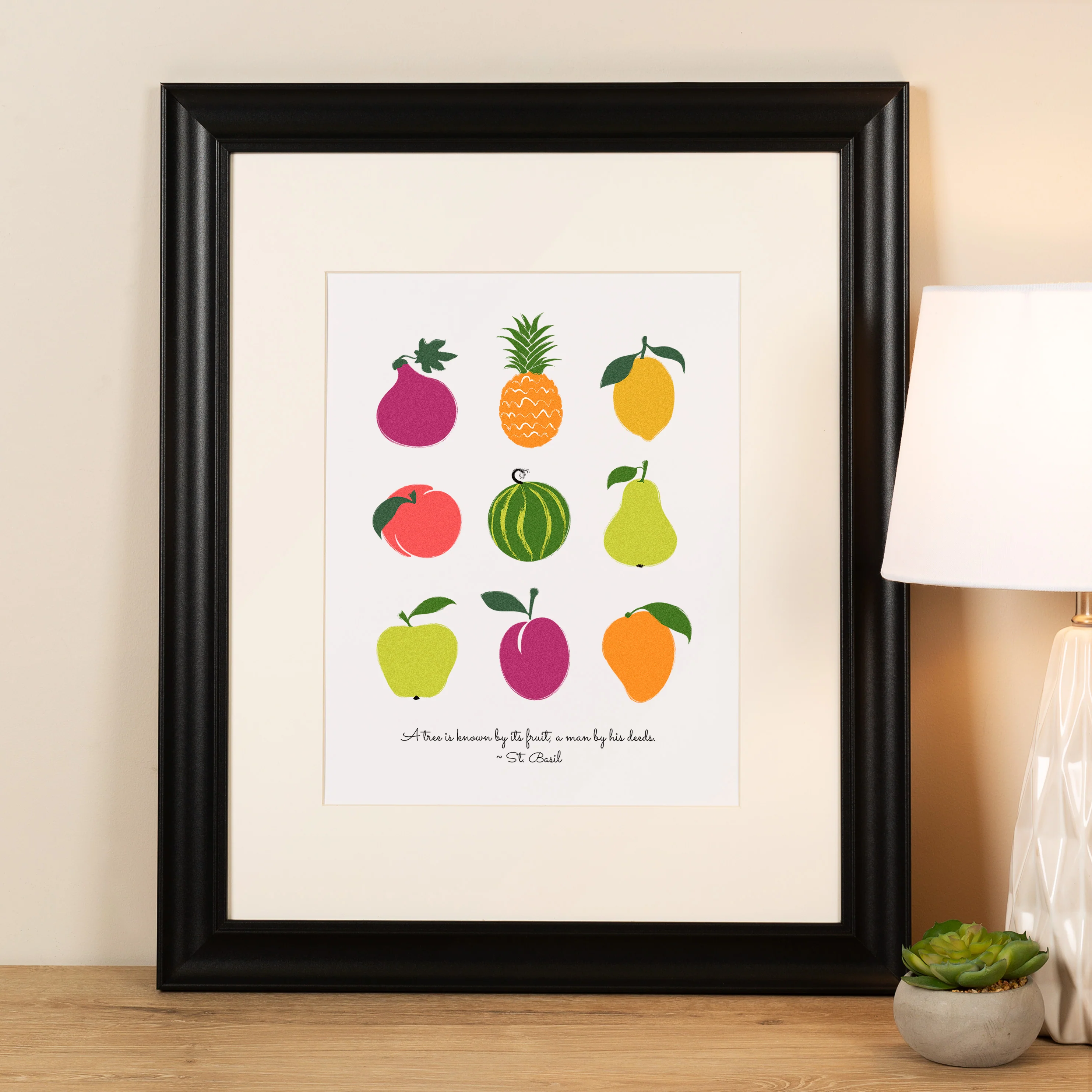 Deeds & Fruits Framed Print - Multiple Sizes - Image 4