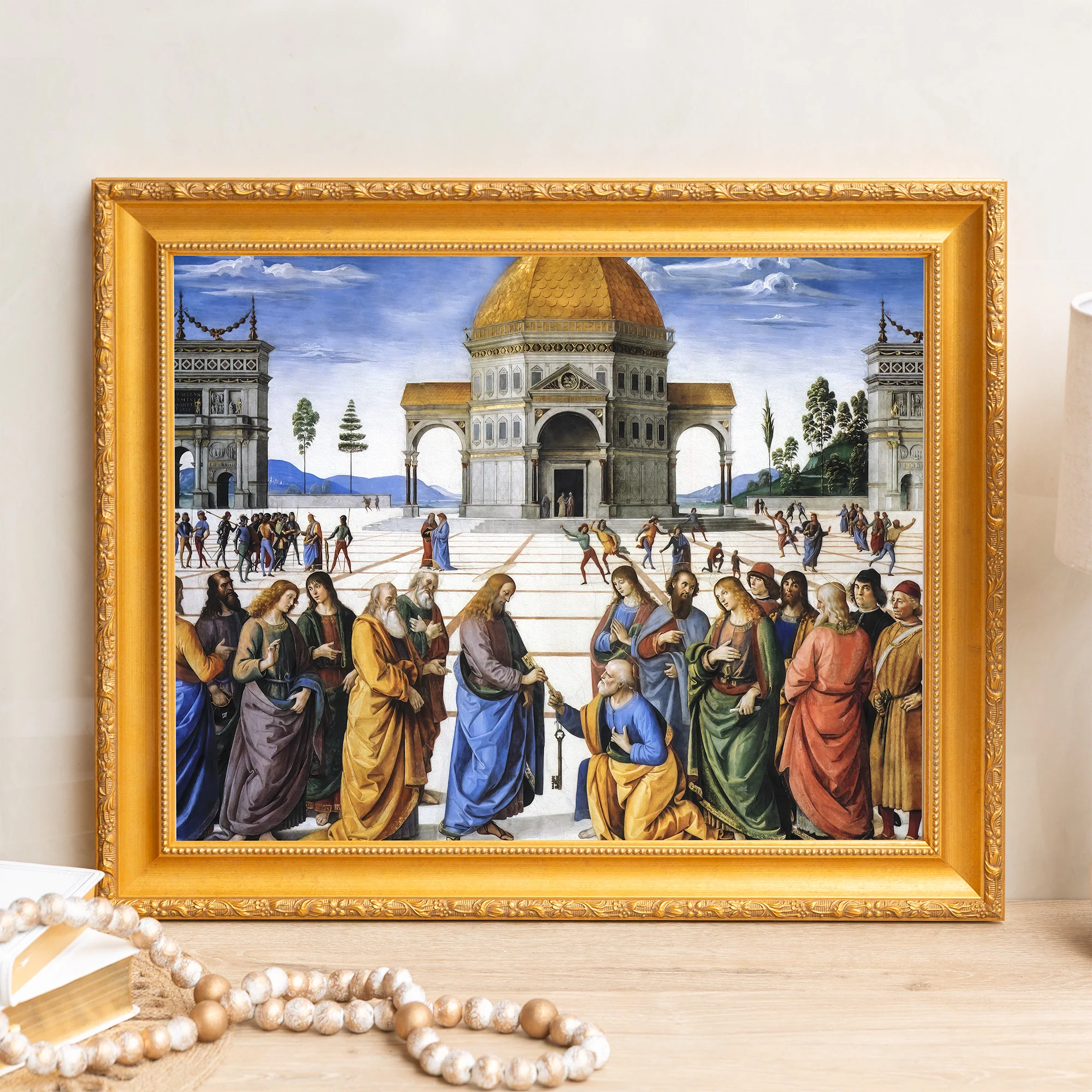 Delivery of the Keys Framed Canvas - Sacred Signature Collection - Image 8