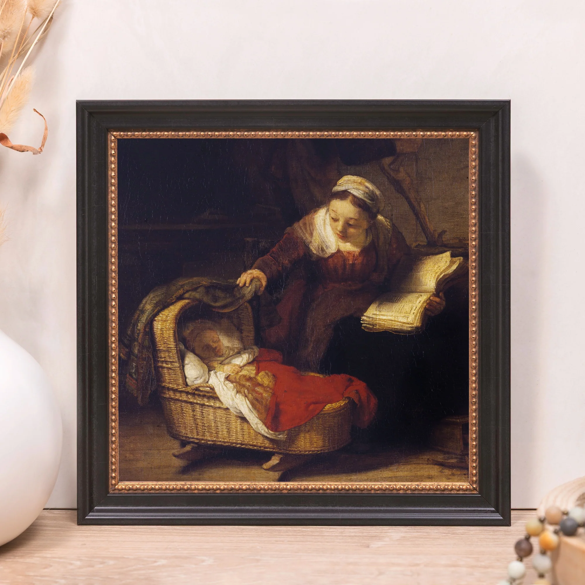 Detail from the Holy Family Framed Canvas - Sacred Mini Collection - Image 11