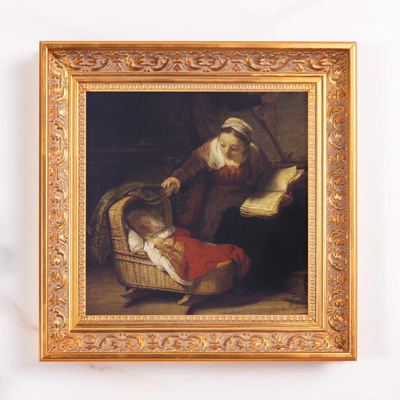 Detail from the Holy Family Framed Canvas - Sacred Mini Collection - Image 2