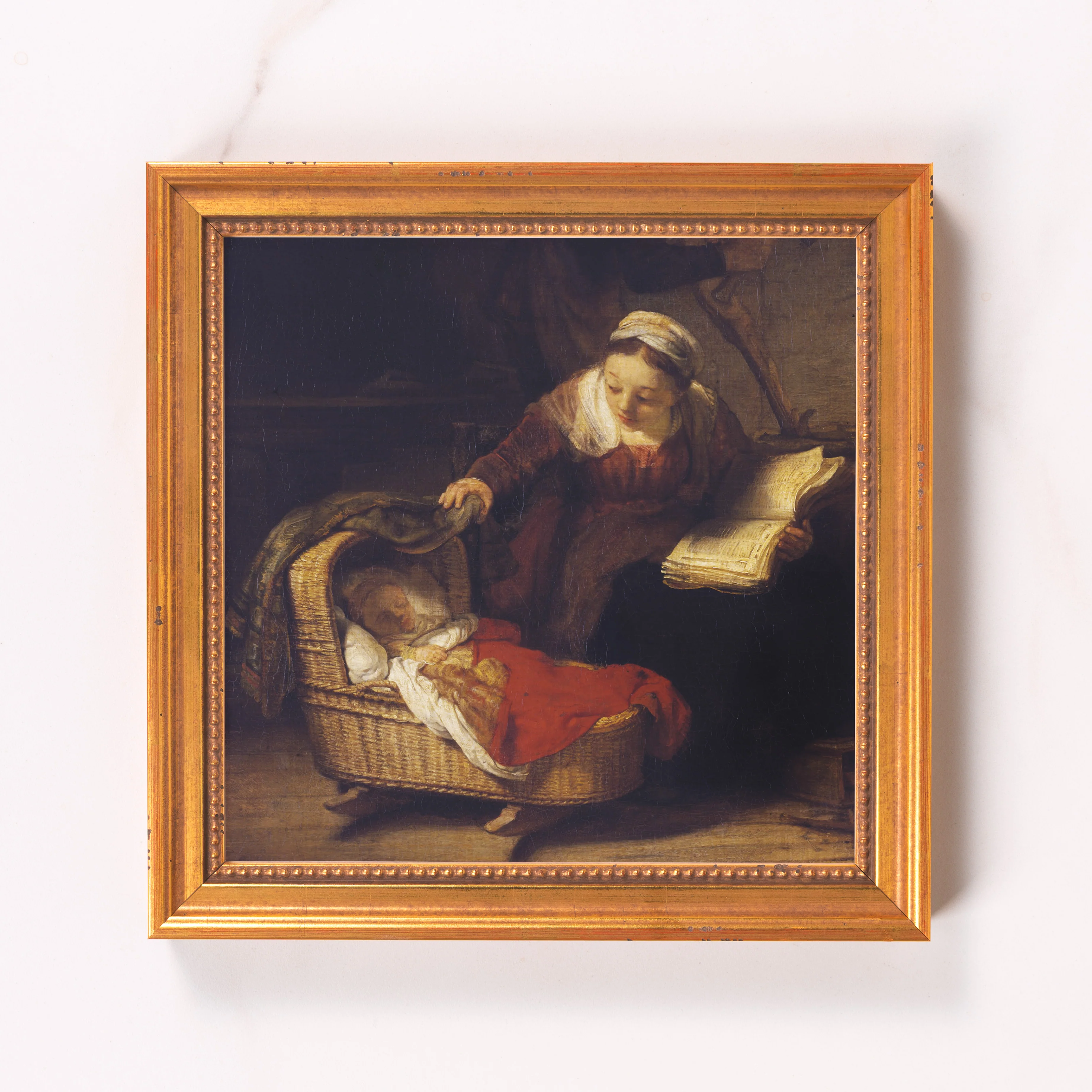 Detail from the Holy Family Framed Canvas - Sacred Mini Collection - Image 6