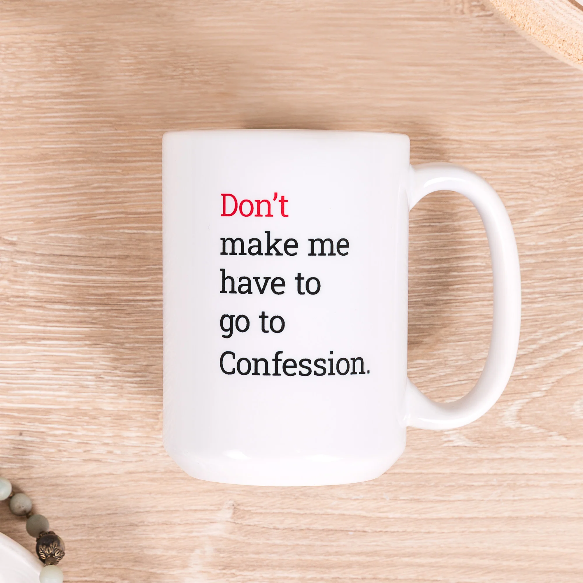 Devotions for Confession Book & Don't Make Me Have To Go To Confession Mug (Gift Set) - Image 4