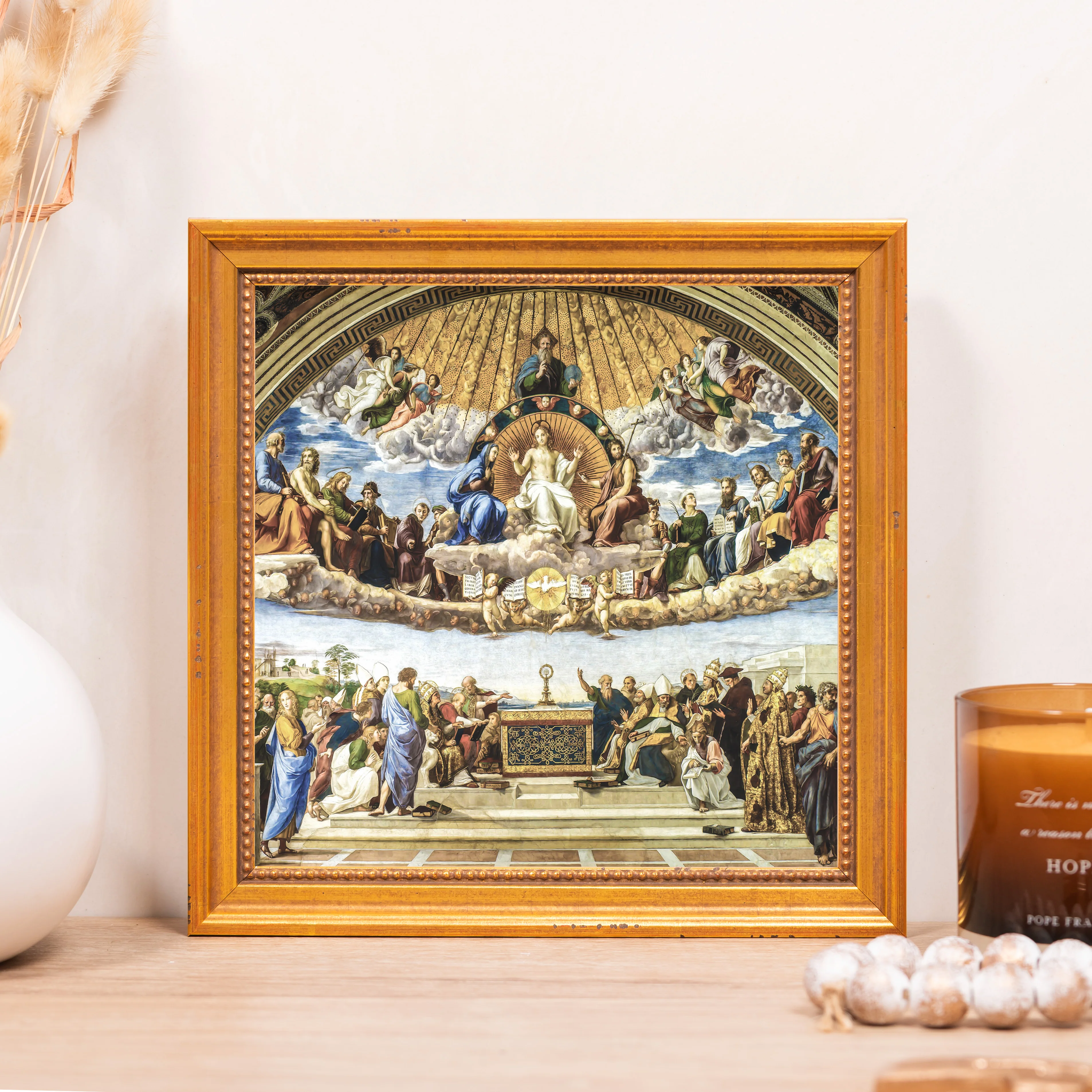 Disputation of the Holy Sacrament Framed Canvas - Sacred Mini Collection - Image 4