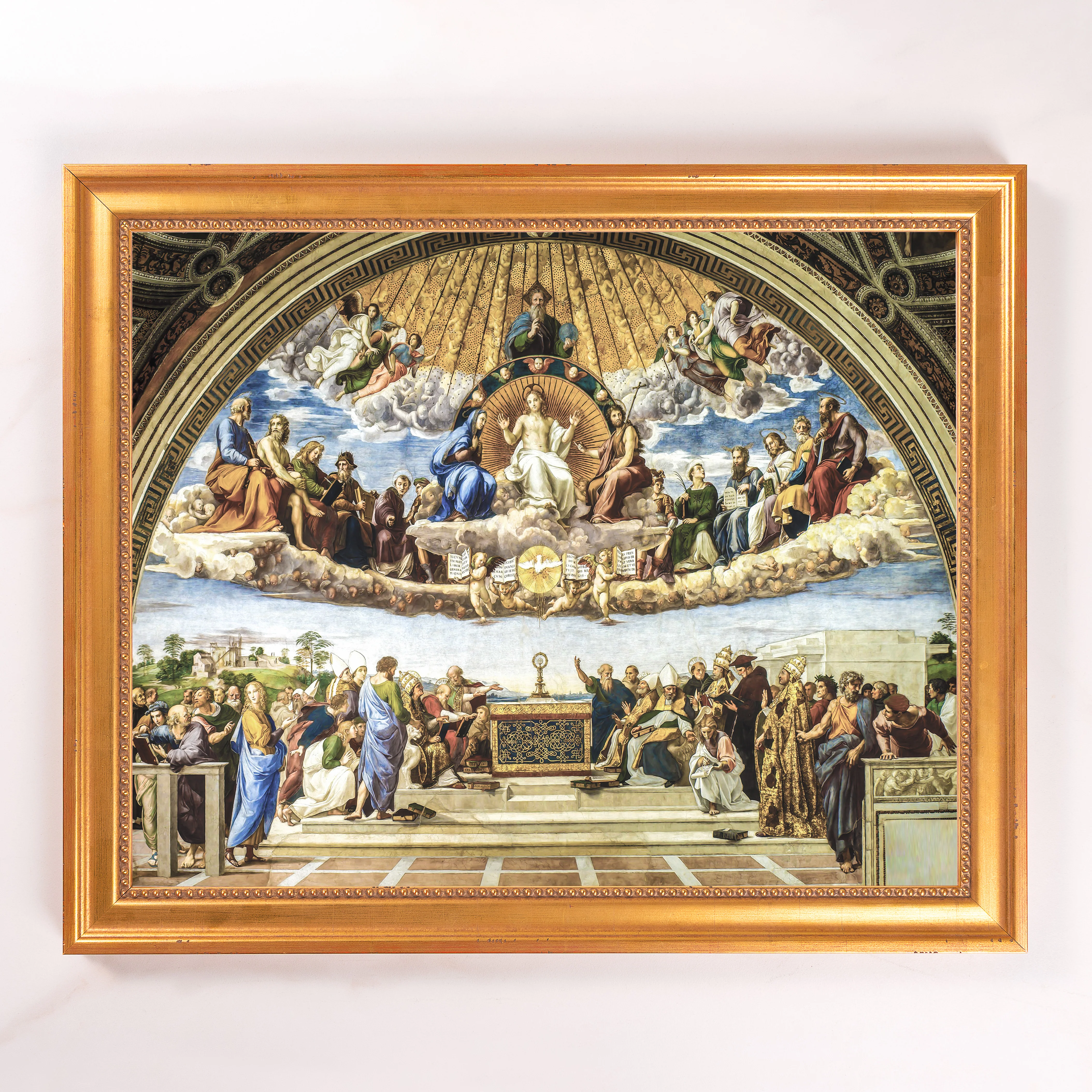 Disputation of the Holy Sacrament Framed Canvas - Sacred Signature Collection - Image 10