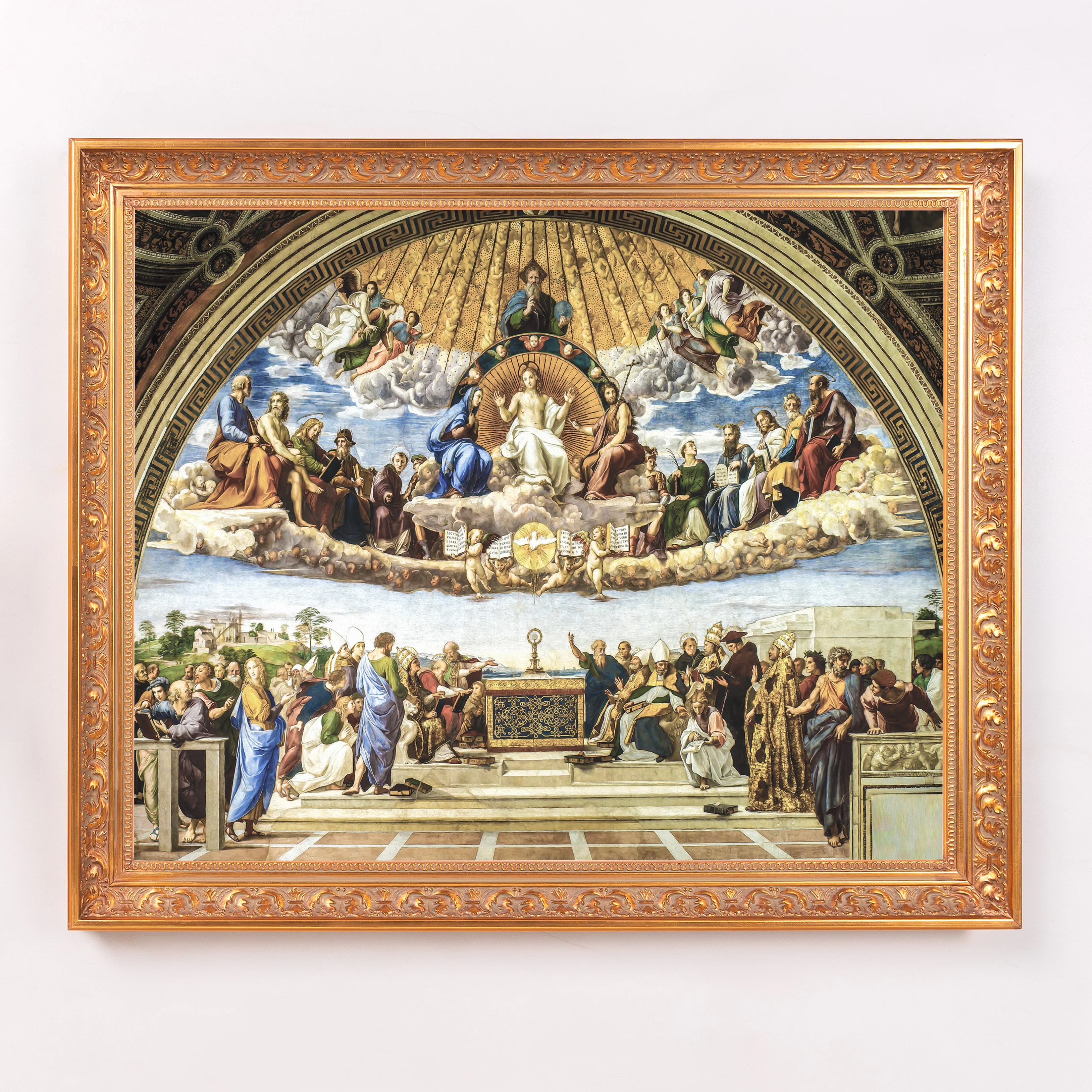 Disputation of the Holy Sacrament Framed Canvas - Sacred Signature Collection - Image 4