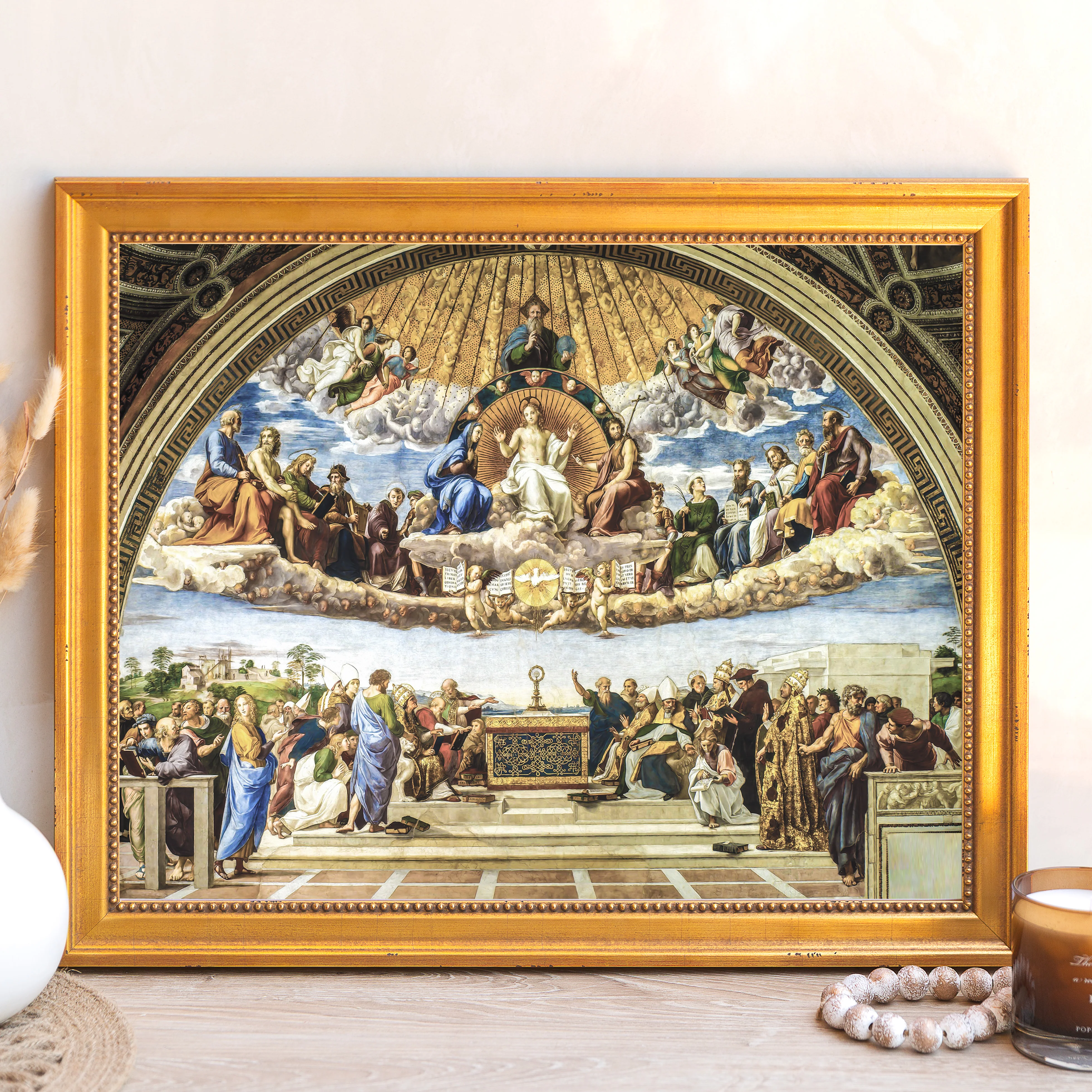 Disputation of the Holy Sacrament Framed Canvas - Sacred Signature Collection - Image 9