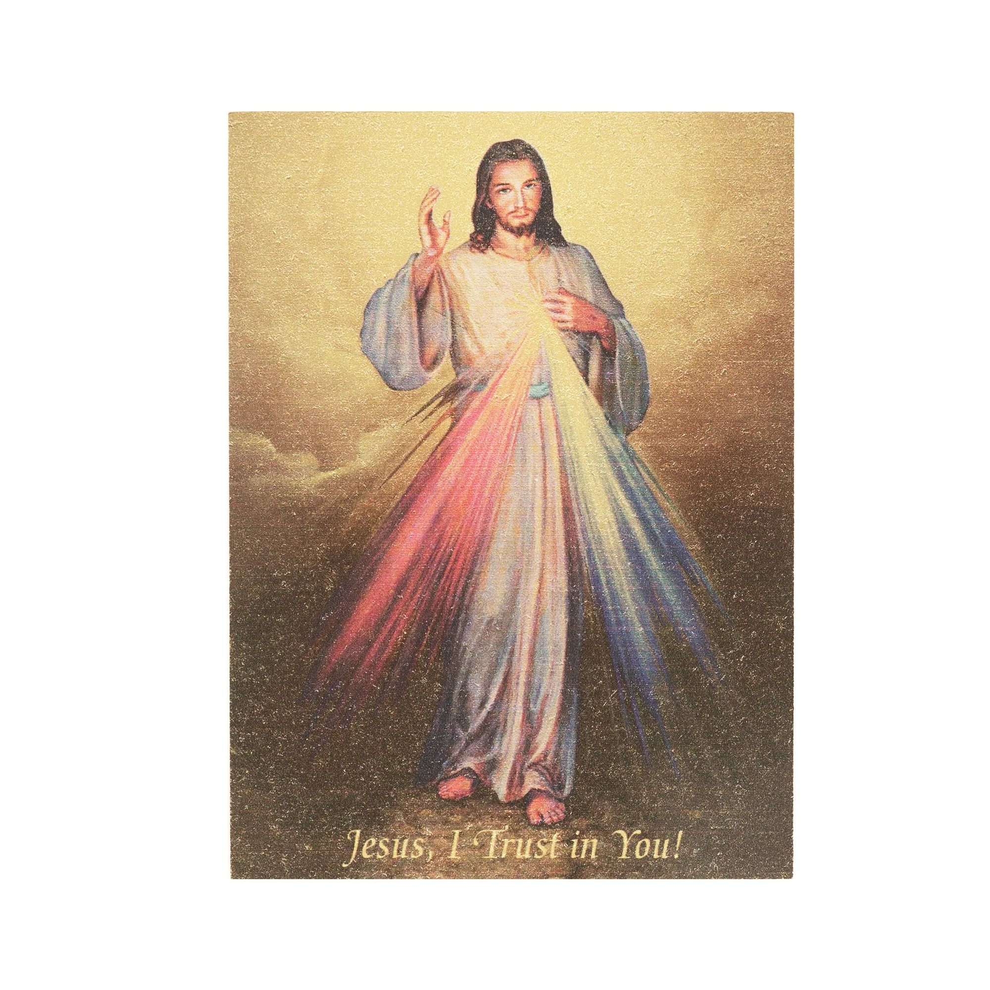 Divine Mercy 4" Wood Sign