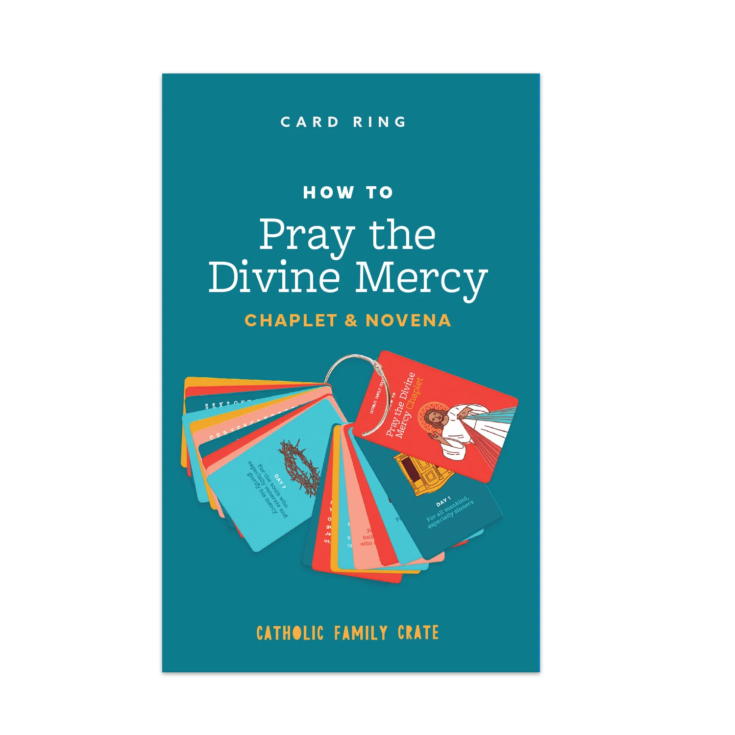 Divine Mercy Flip Card Ring - Image 4