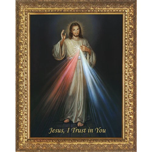 Divine Mercy Framed Print - 36" x 48"