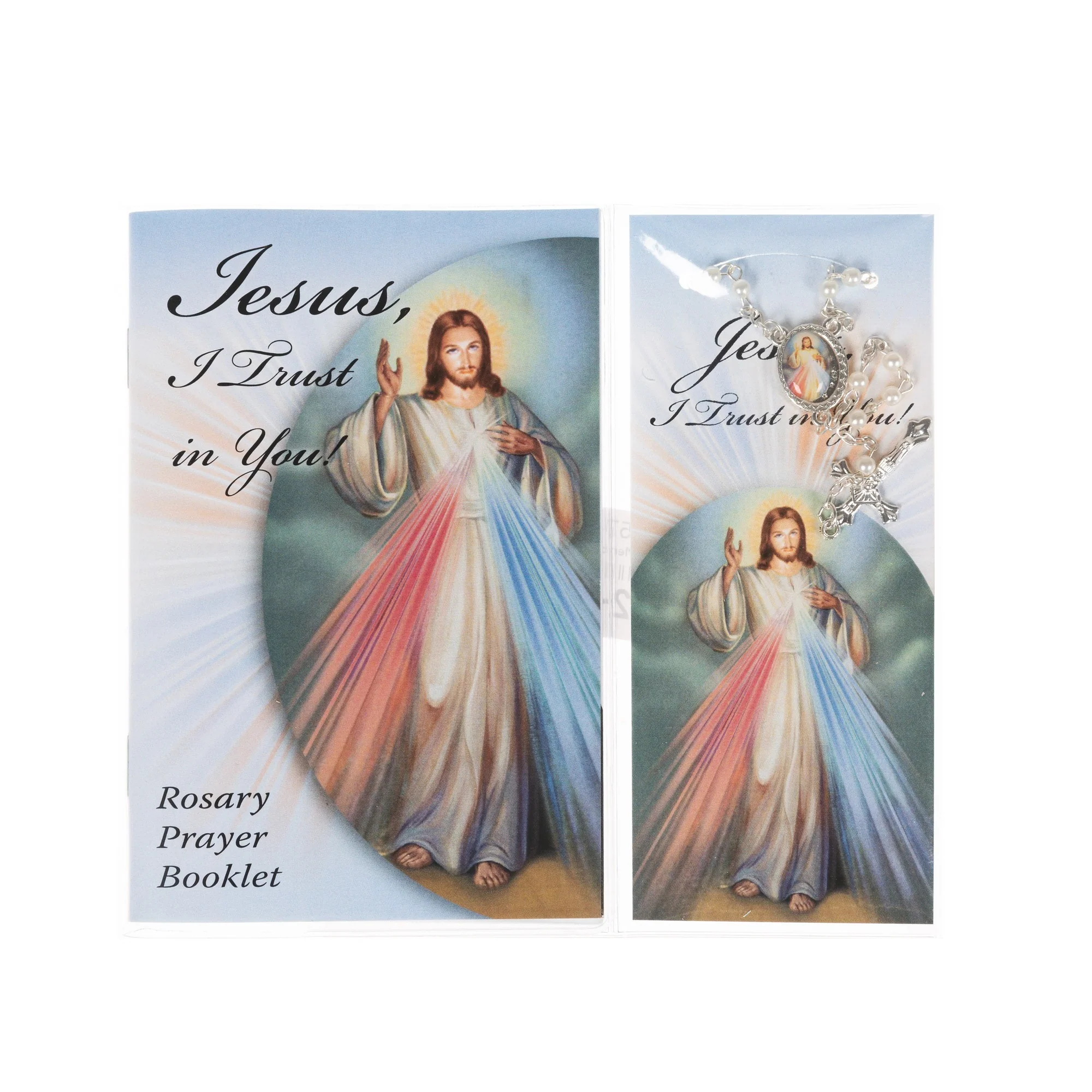 Divine Mercy Rosary, Rosary Booklet & Bookmark Set