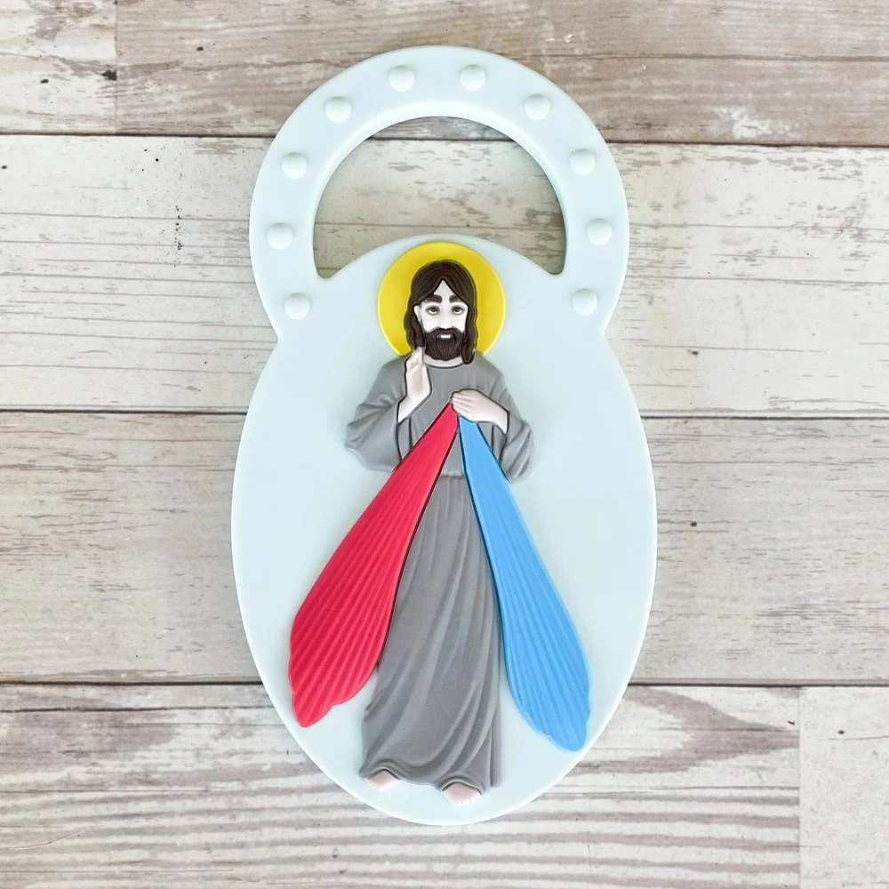 Divine Mercy Silicone Teether
