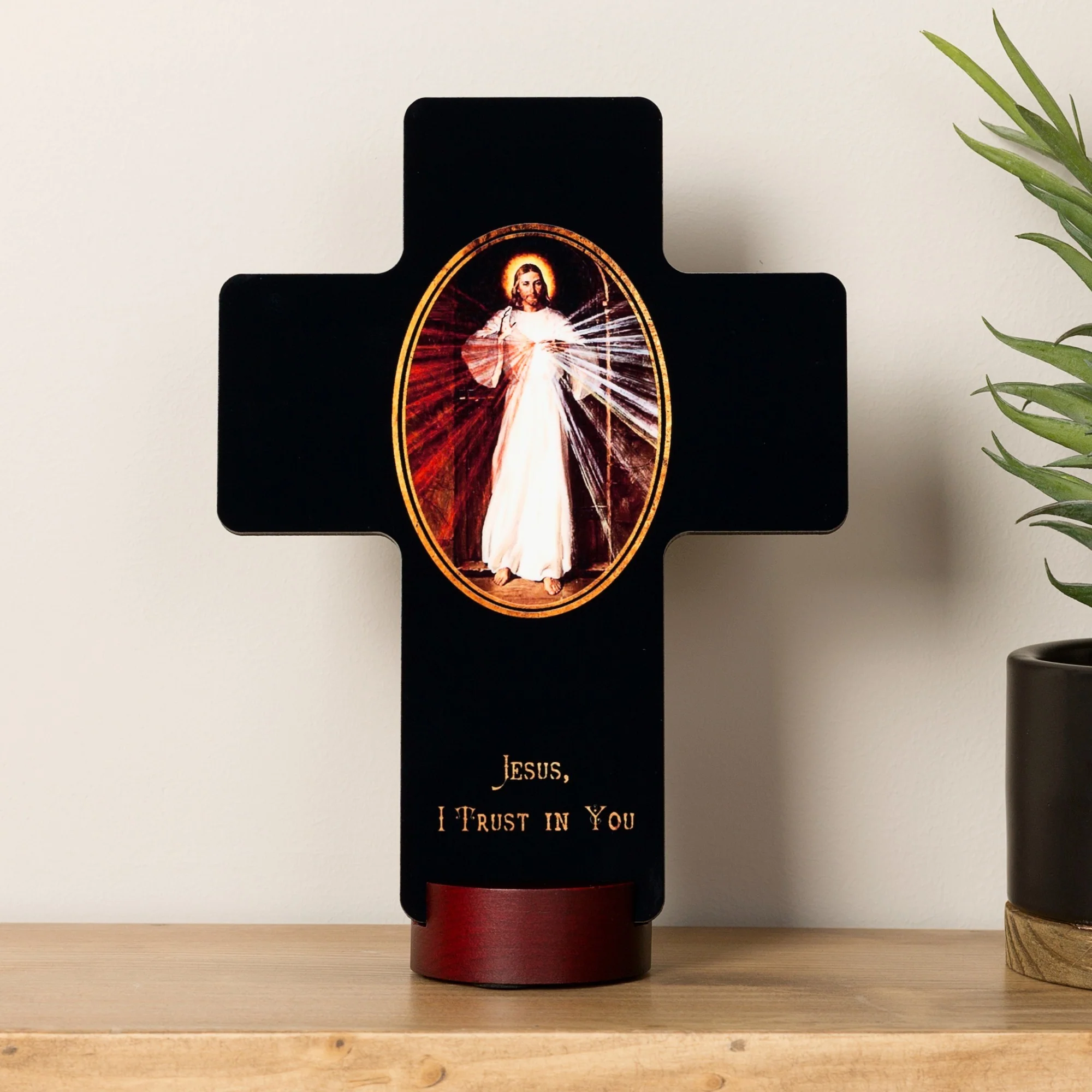 Divine Mercy Standing Cross