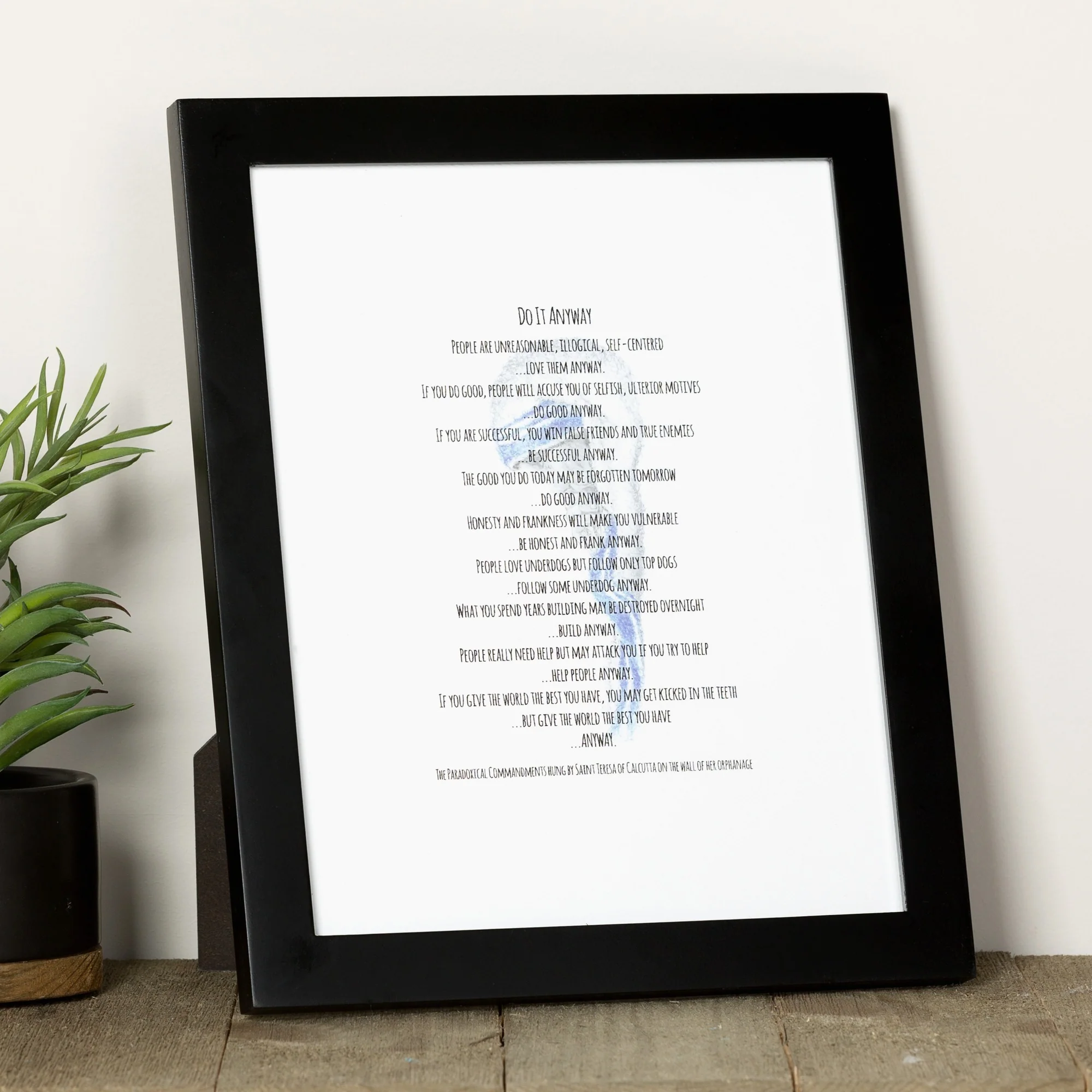 Do It Anyway Framed Print - Image 2
