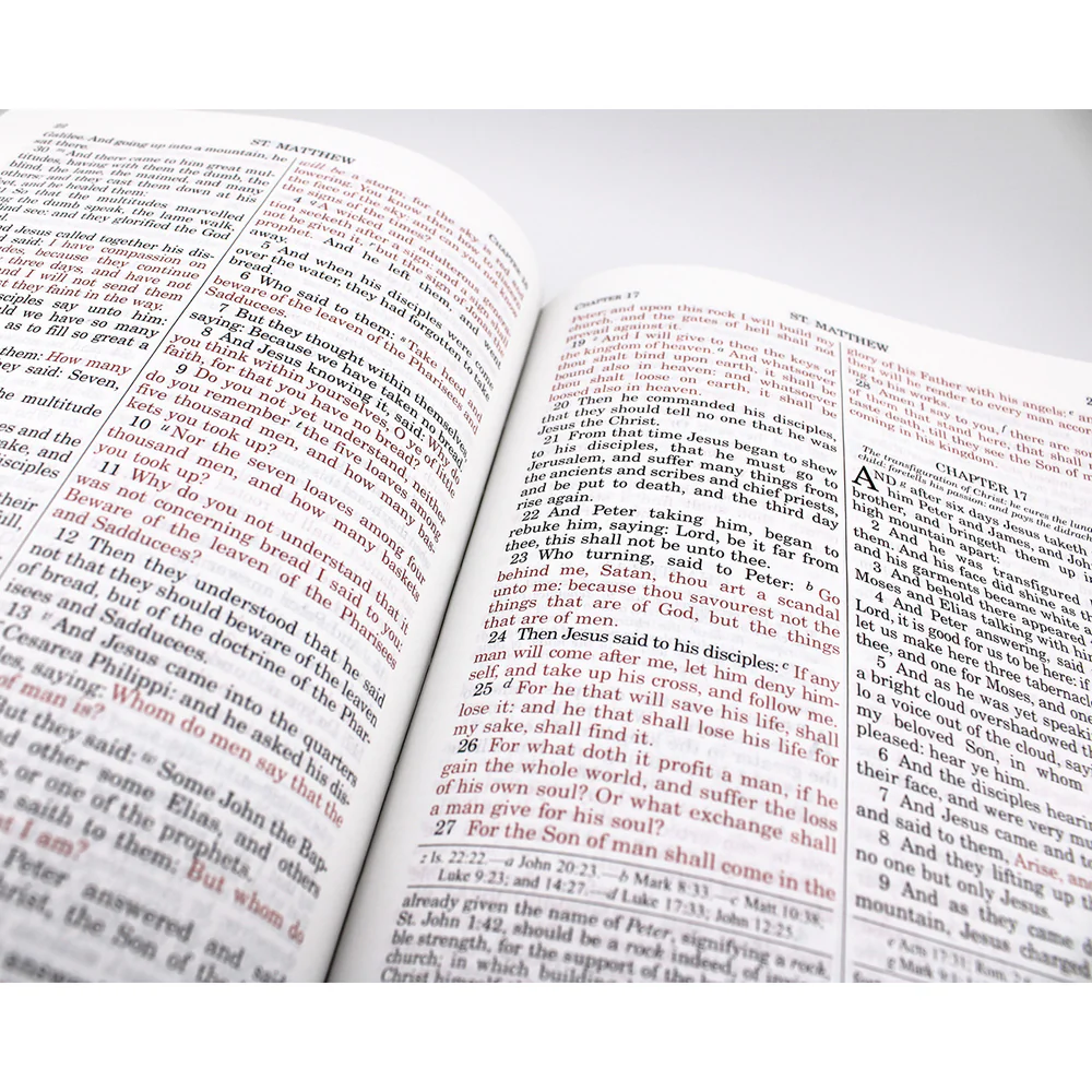 Douay Rheims Bible - Black Cover - Image 3