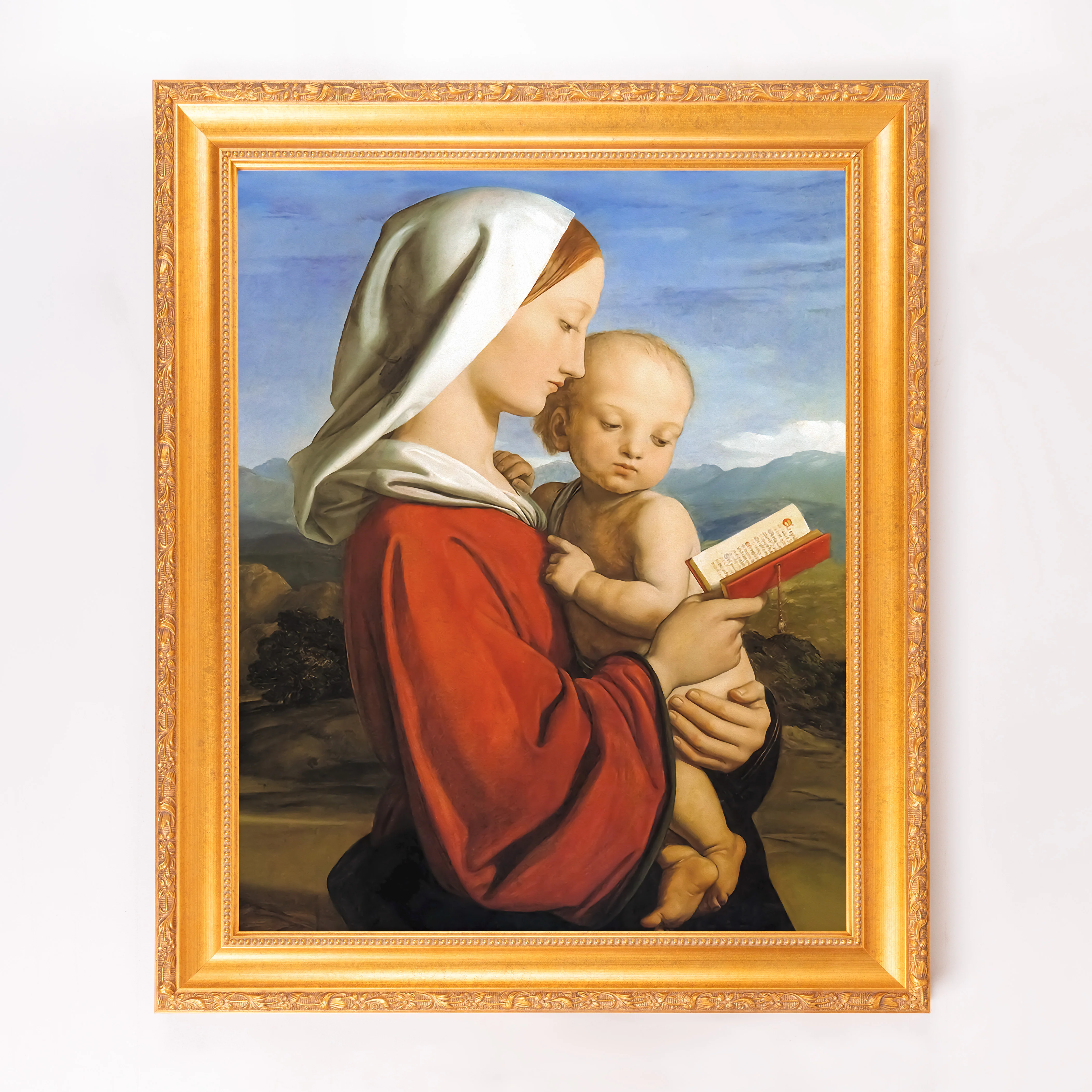 Dyce's Virgin & Child Framed Canvas - Sacred Signature Collection - Image 9