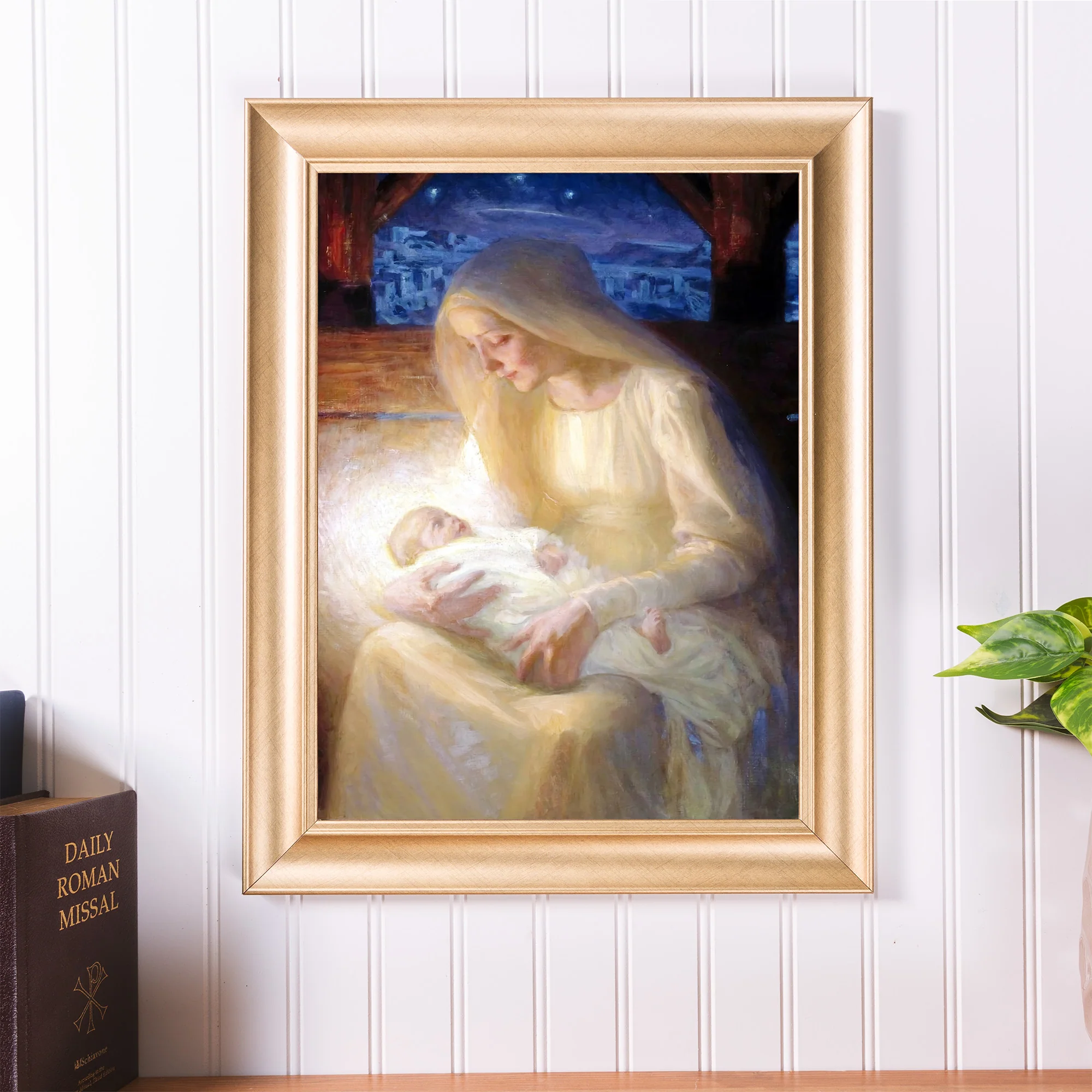 Edelfelt Madonna Gold Framed Print - Multiple Sizes - Image 3