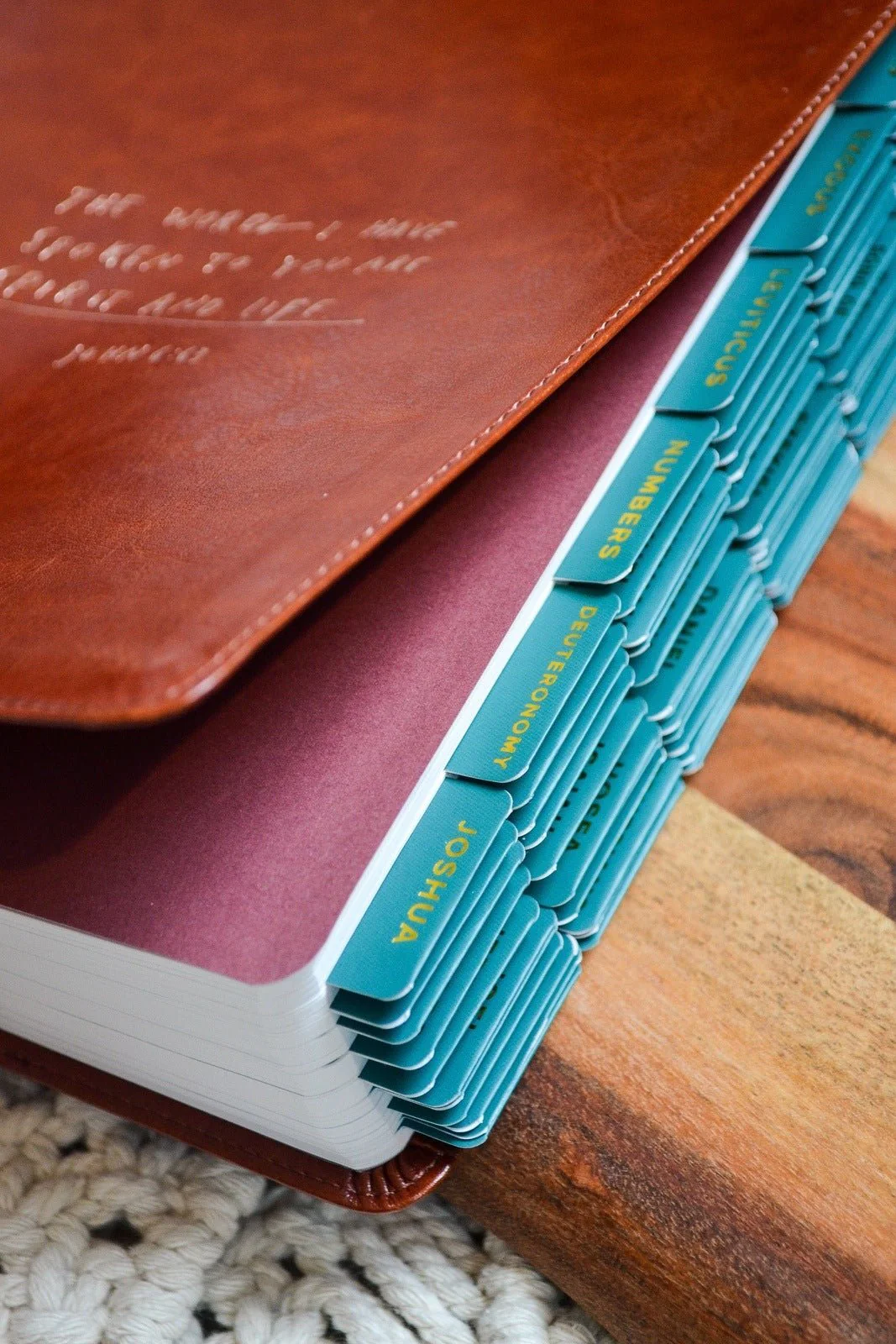 Emerald and Gold Catholic Bible Tabs - Image 11