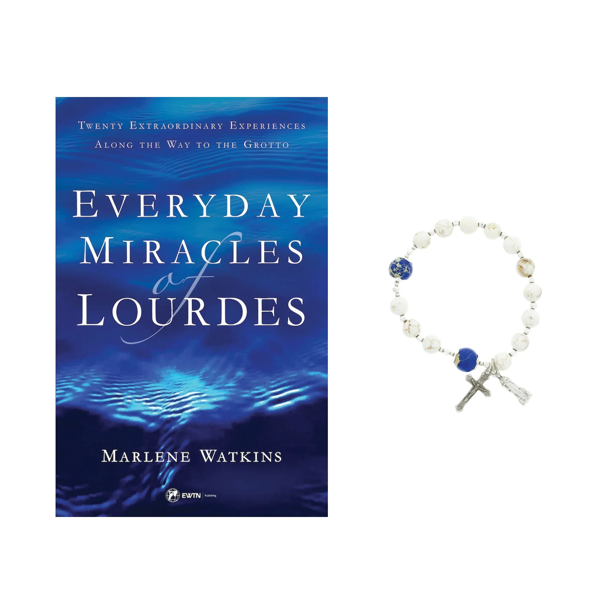 Everyday Miracles of Lourdes & Lourdes Rosary Bracelet (2 Gift Set) - Image 2