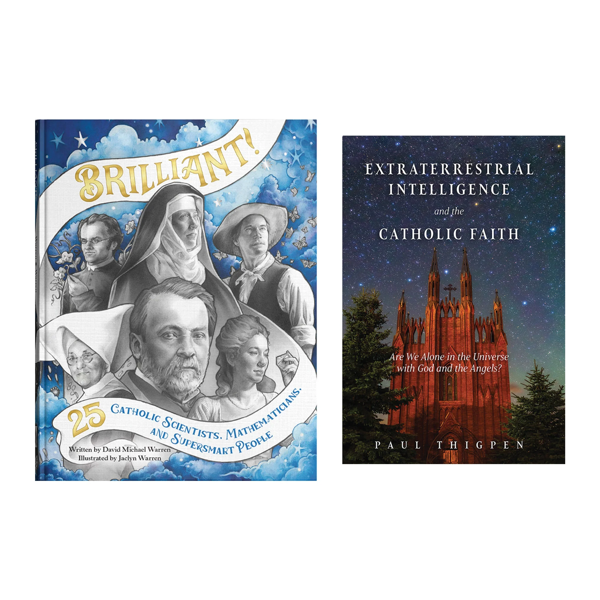 Extraterrestrial Intelligence and the Catholic Faith & Brilliant: 25 Catholic Scientists, Mathematicians, & Supersmart People (2 Book Set) - Image 2