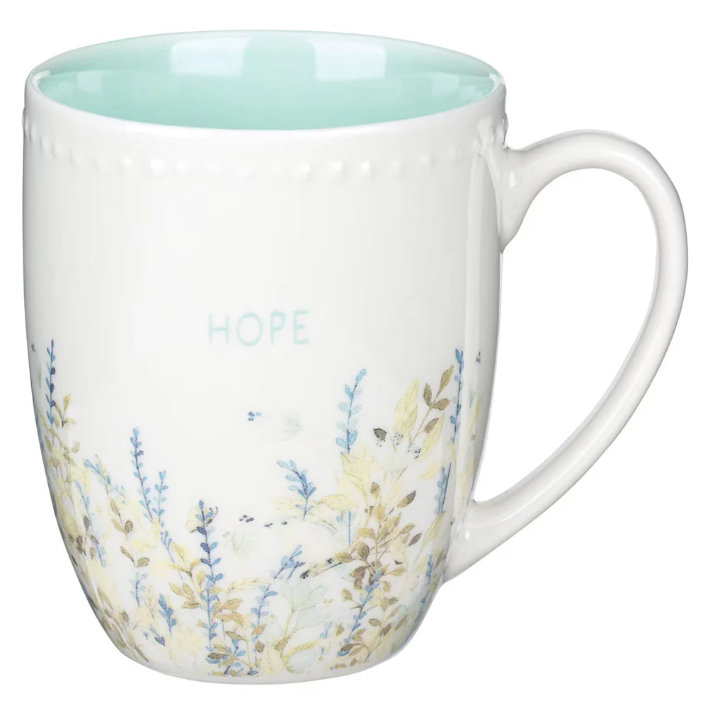 Faith Hope & Love Petite Floral Mugs - Set of 3 - Image 4