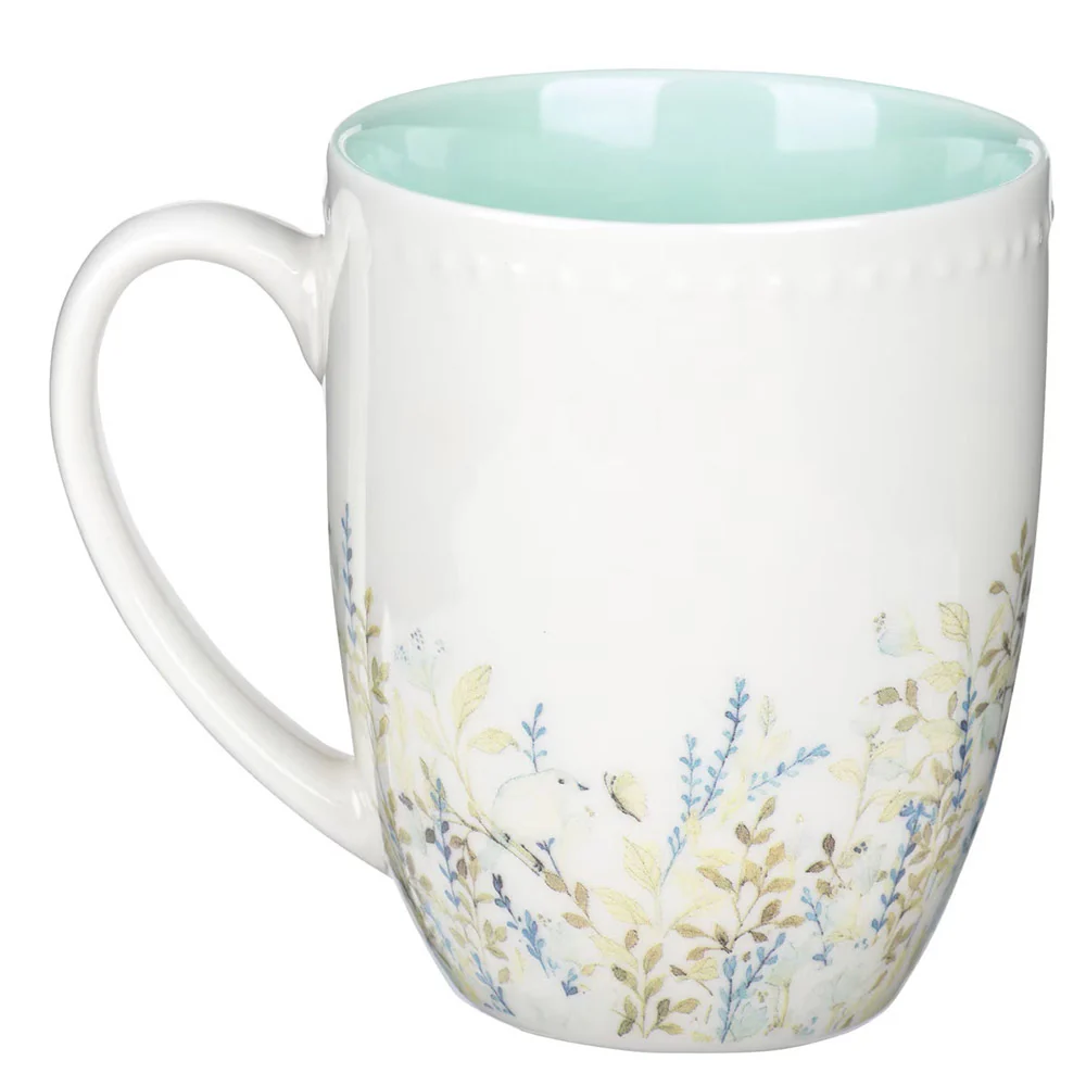 Faith Hope & Love Petite Floral Mugs - Set of 3 - Image 5