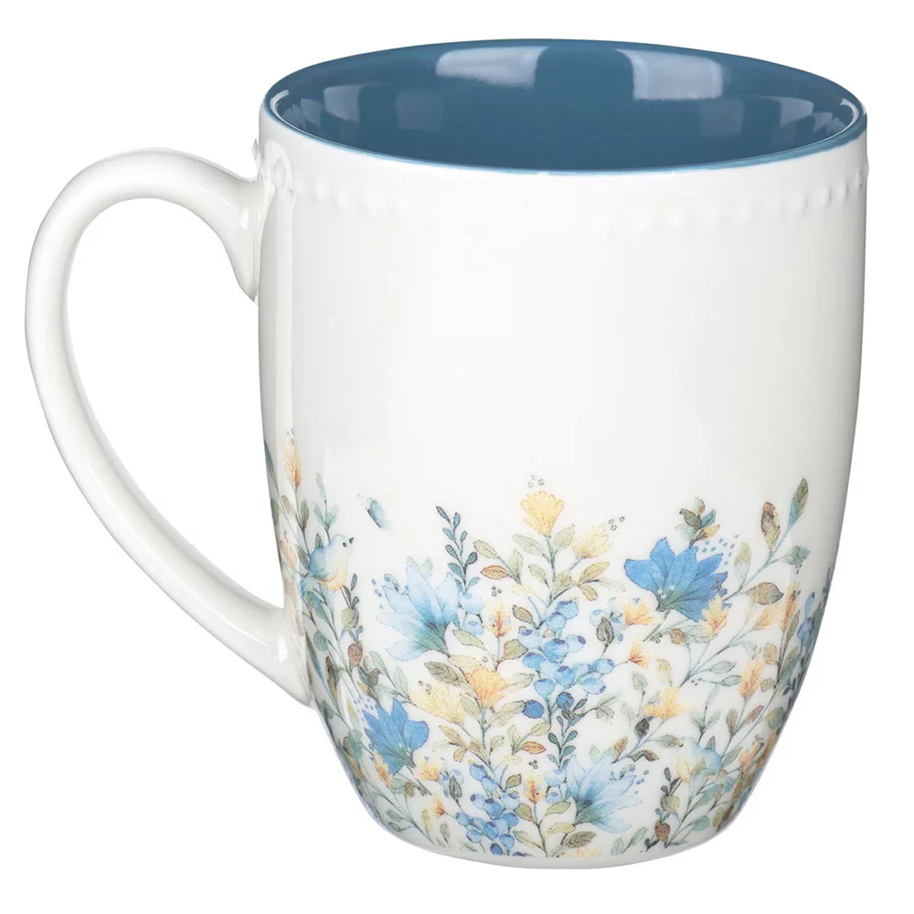 Faith Hope & Love Petite Floral Mugs - Set of 3 - Image 7
