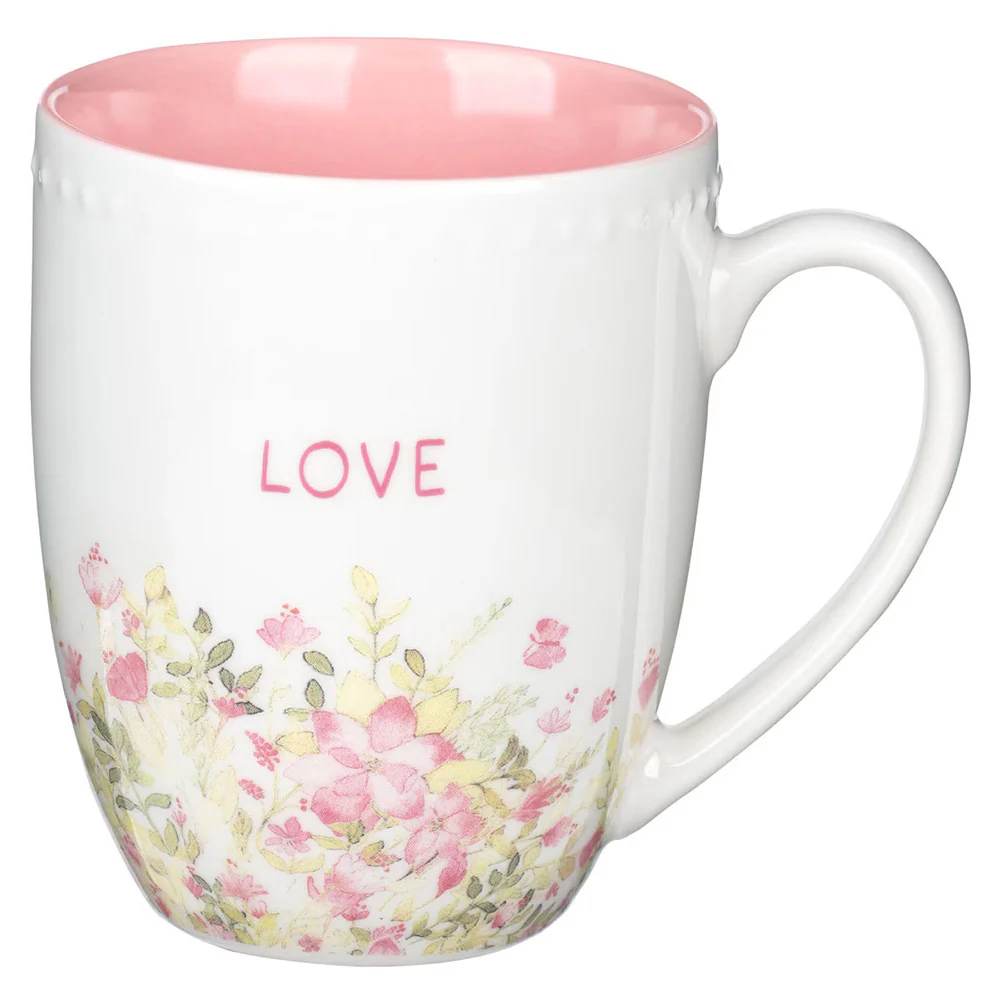 Faith Hope & Love Petite Floral Mugs - Set of 3 - Image 8