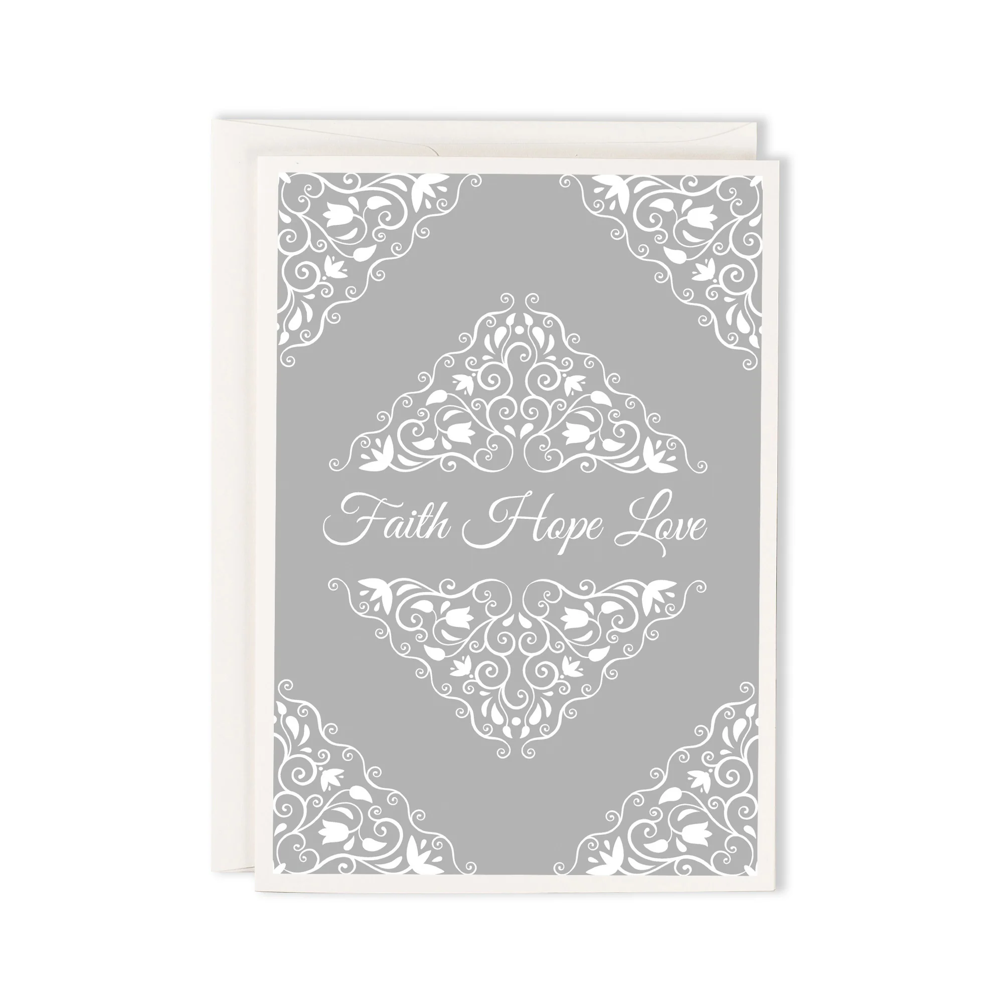 Faith Hope & Love Wedding Card - Image 4