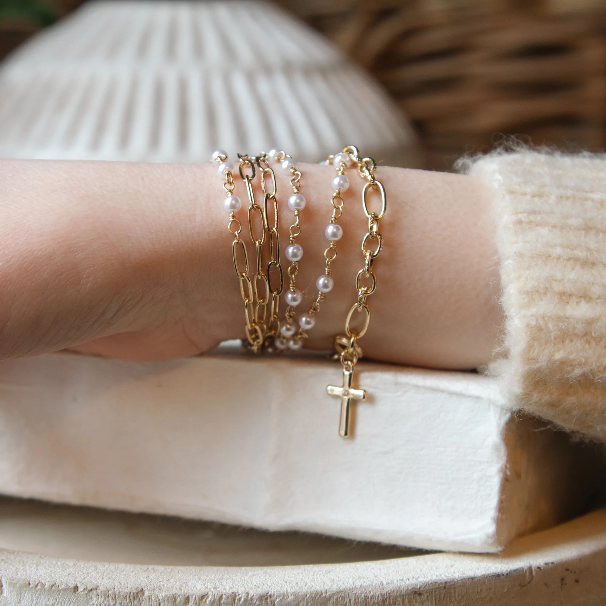 Faithful & Beautiful Wraparound Necklace or Bracelet - Image 2