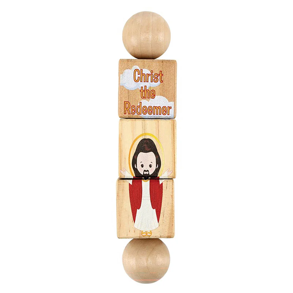 Faithful Fidgits Jesus Devotions Wooden Spinner Puzzle - Image 4