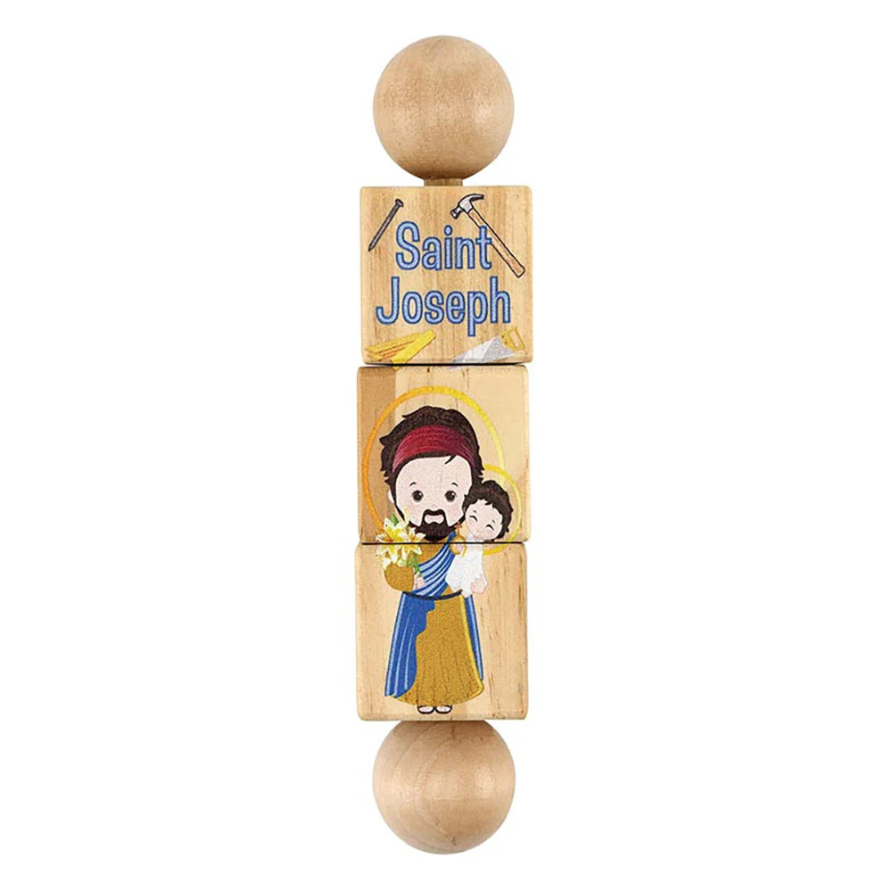Faithful Fidgits Saints Wooden Spinner Puzzle - Image 3