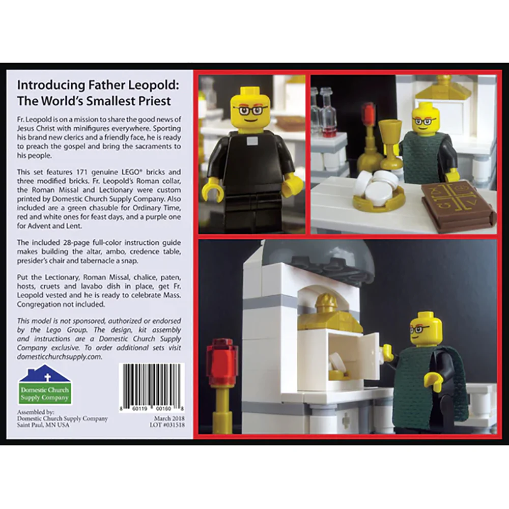 Father Leopold Celebrates Mass Lego Set - Image 3