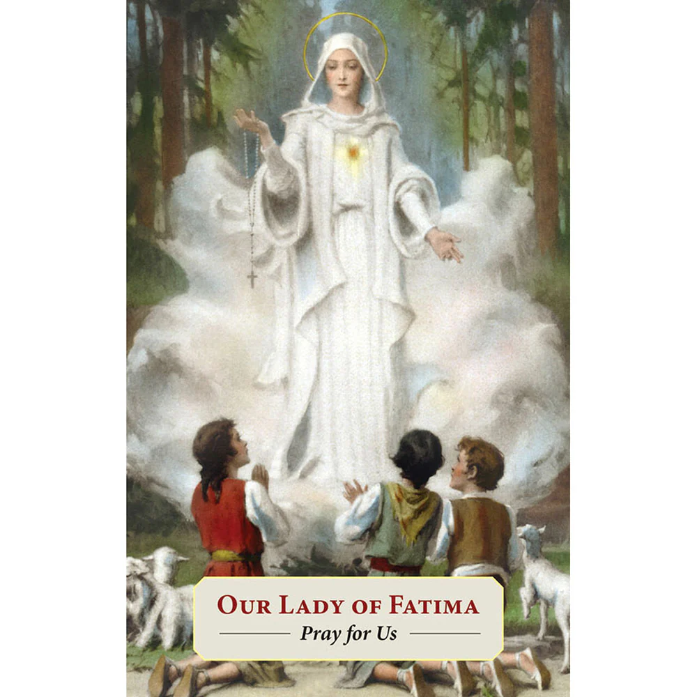 Fatima Folded Prayer Card - Pack of 25