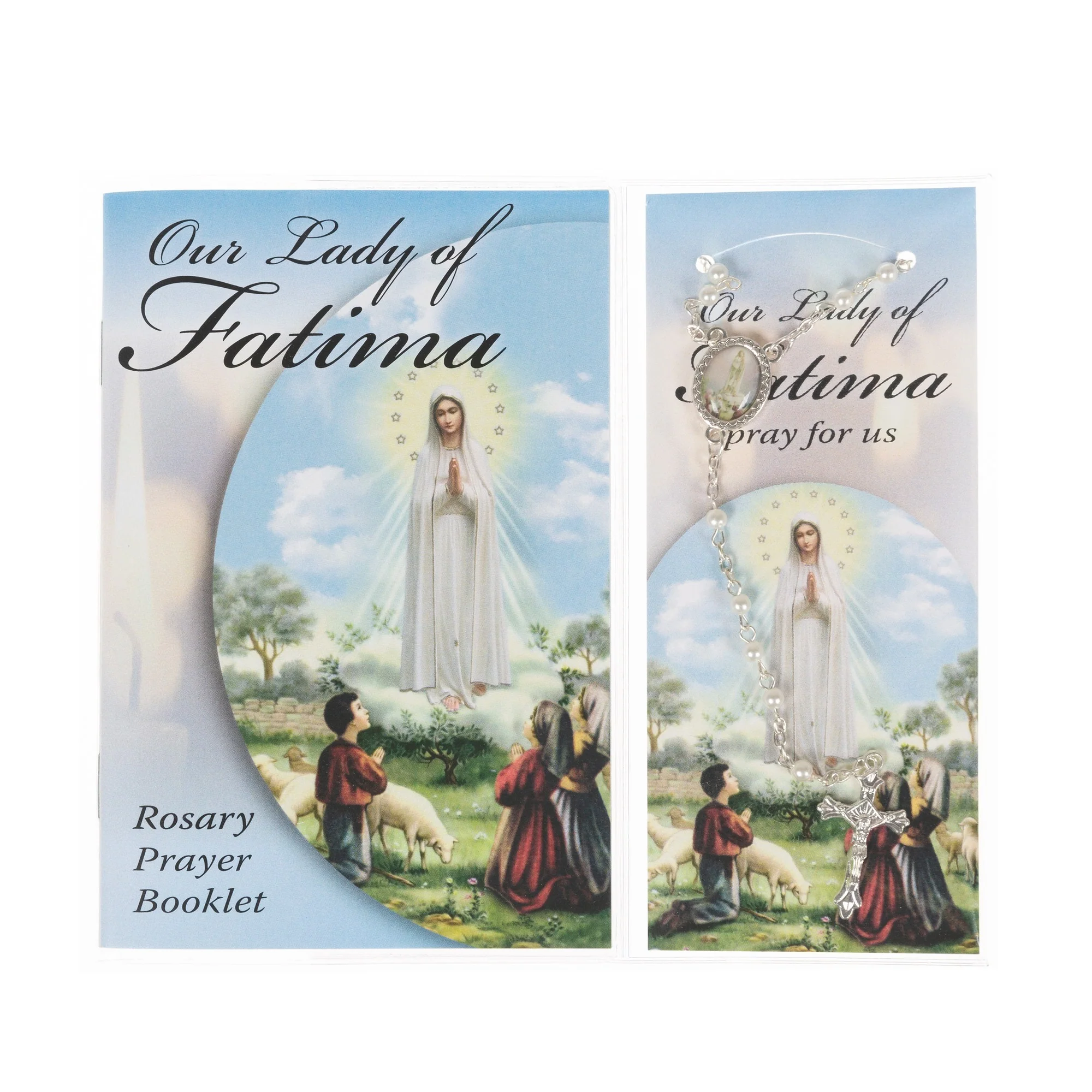 Fatima Rosary, Rosary Booklet & Bookmark Set