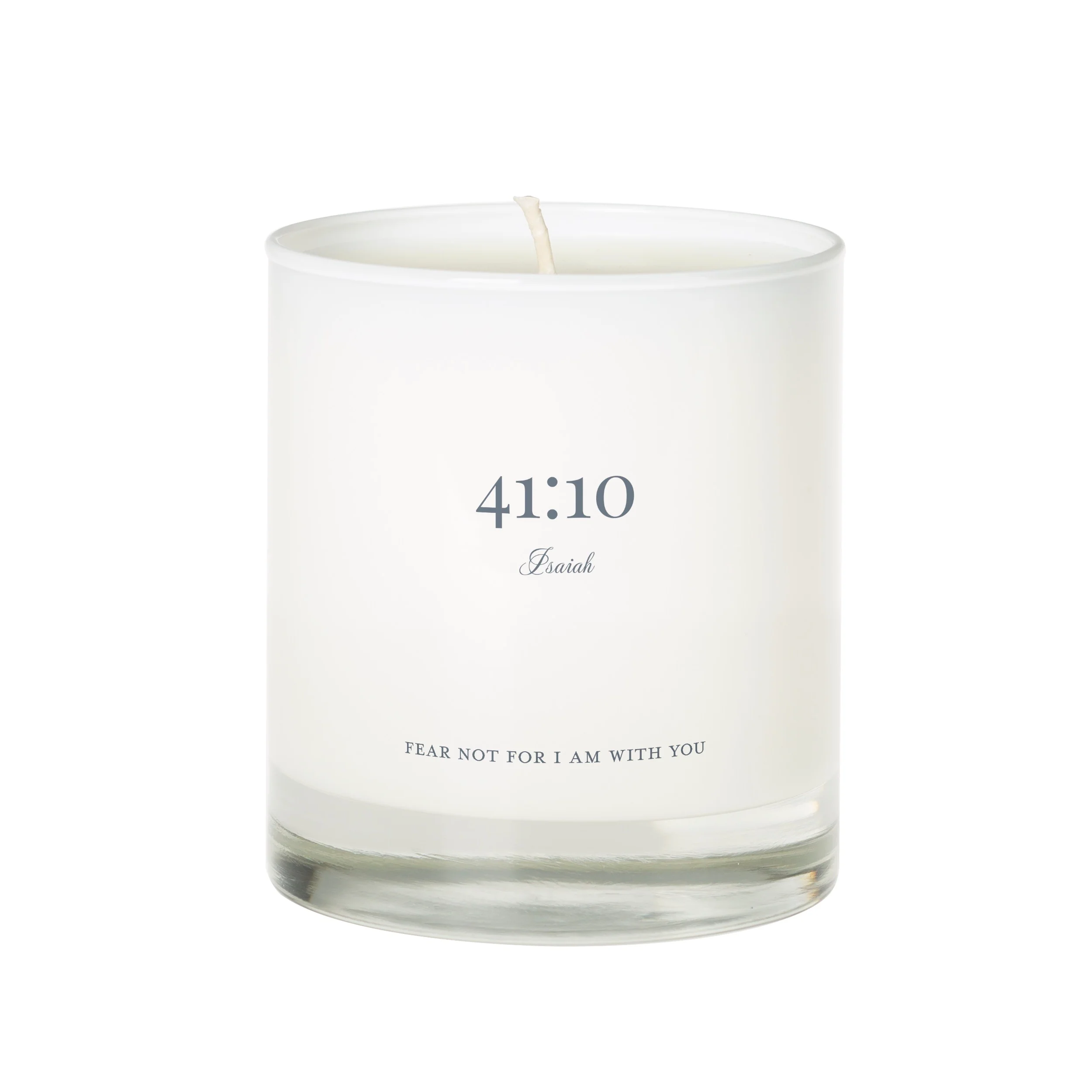 Fear Not, For I Am With You Scripture Scented Candle - Image 3