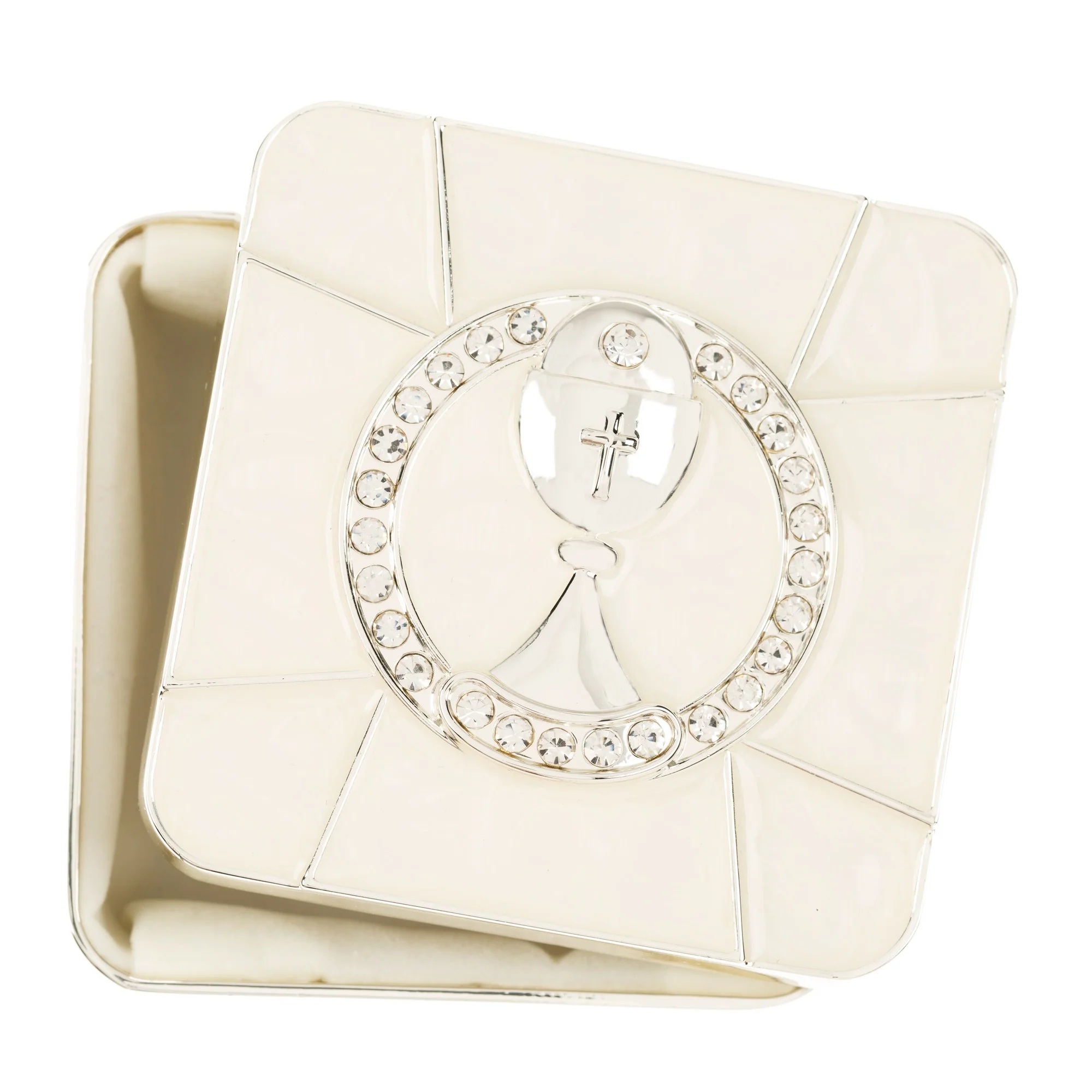 First Communion Crystal Keepsake Box