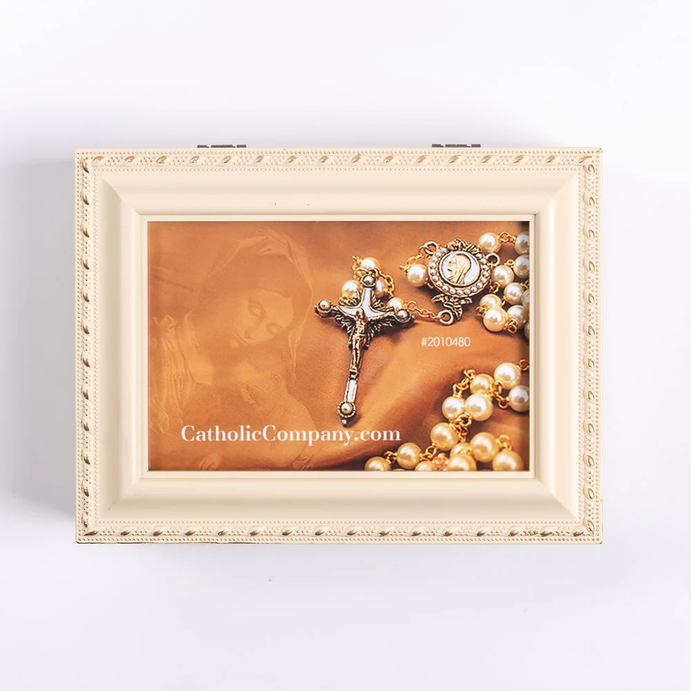 First Communion Frame Music Box - Girl - Image 3