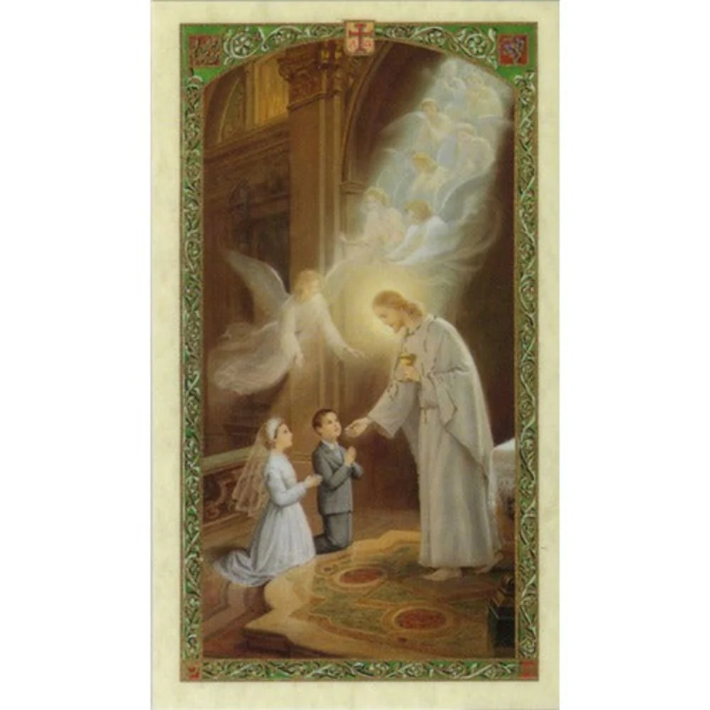 First Communion Laminated Prayer Card - Image 3