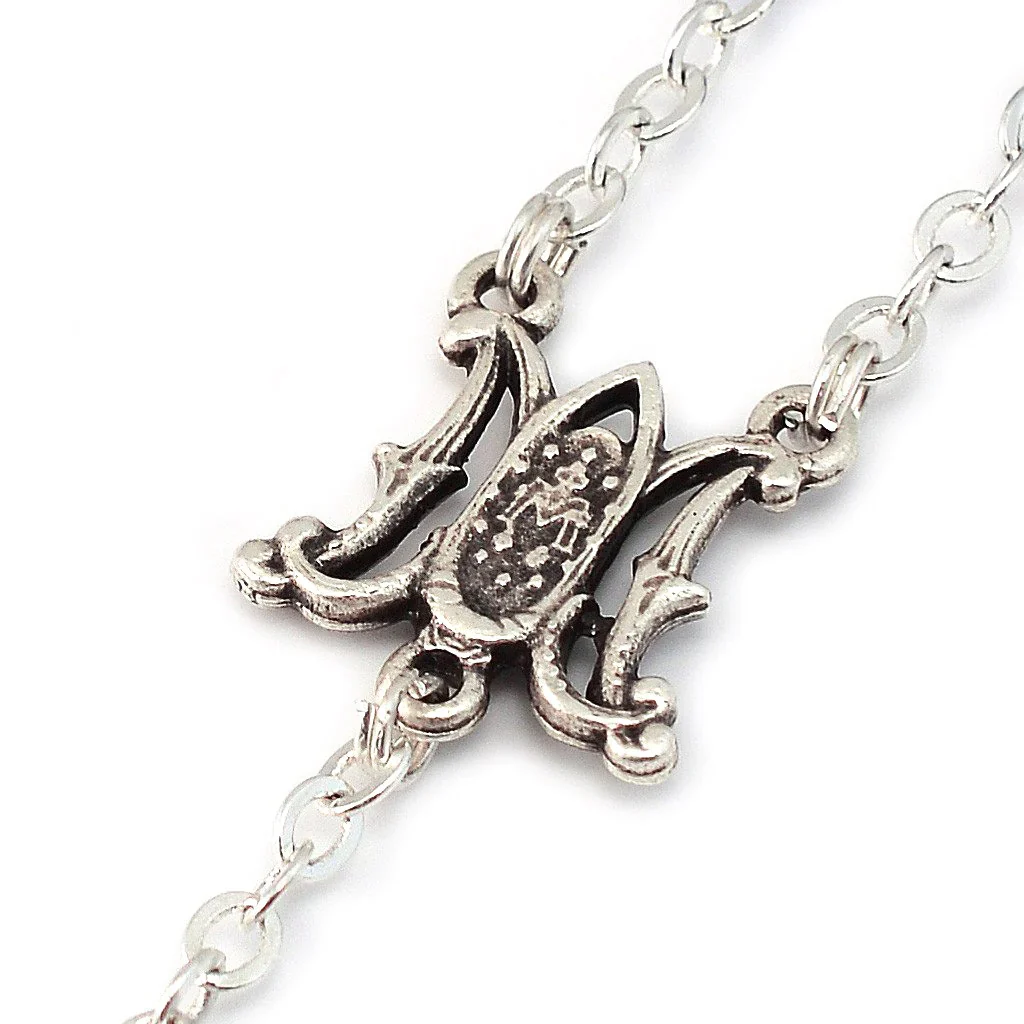 Floral Ave Maria Rosary - Image 4