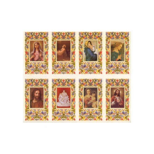 Laminated Florentine Personalized Prayer Card (Priced Per Card)