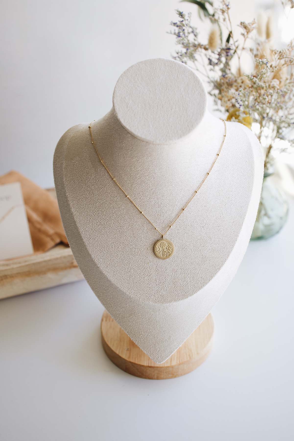 Flowers of the Holy Family Gold Filled Necklace - Image 6