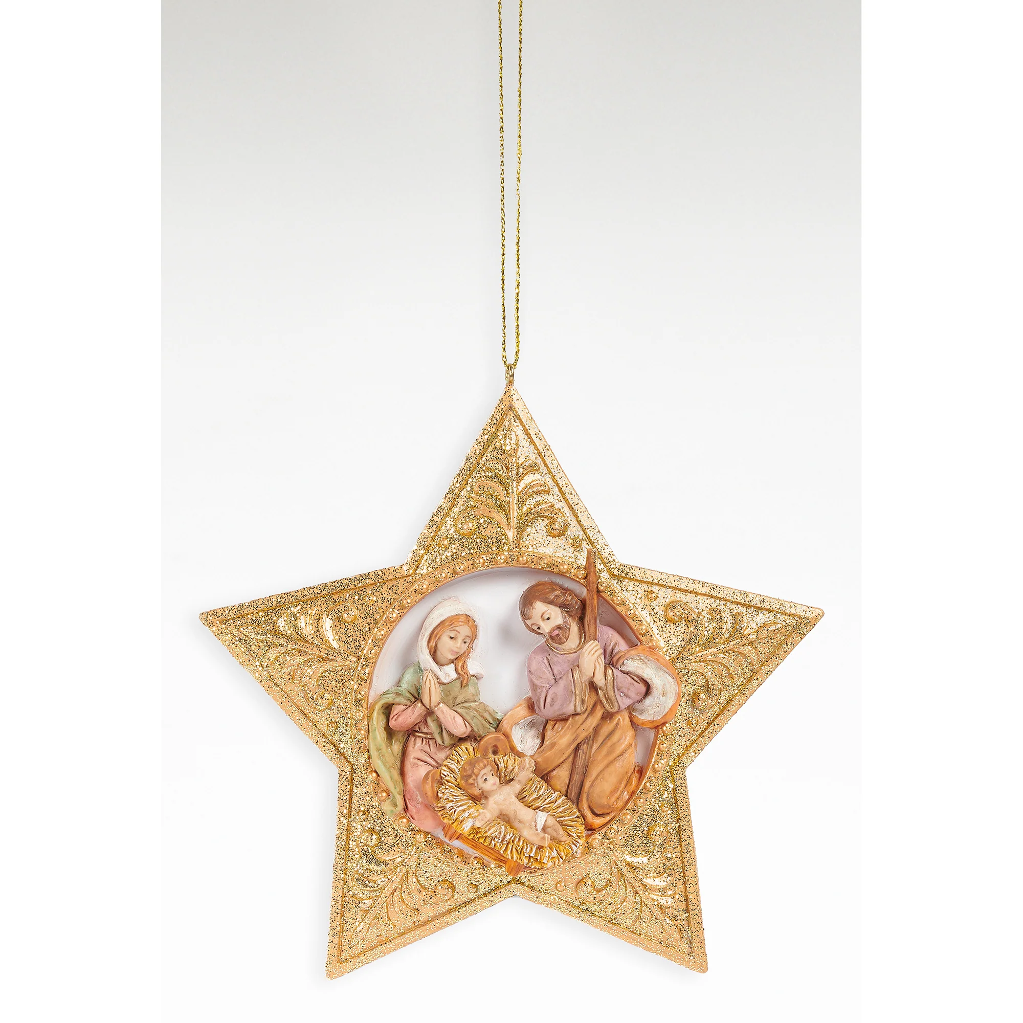 Fontanini Holy Family Christmas Star Ornament