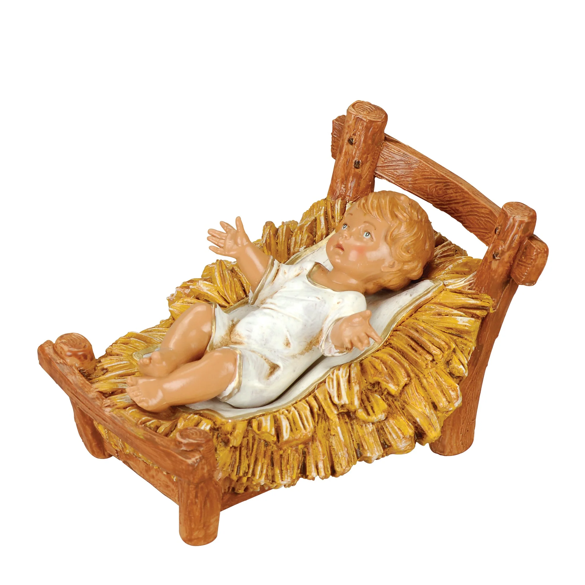 Fontanini Infant Figure and Cradle 12" Scale