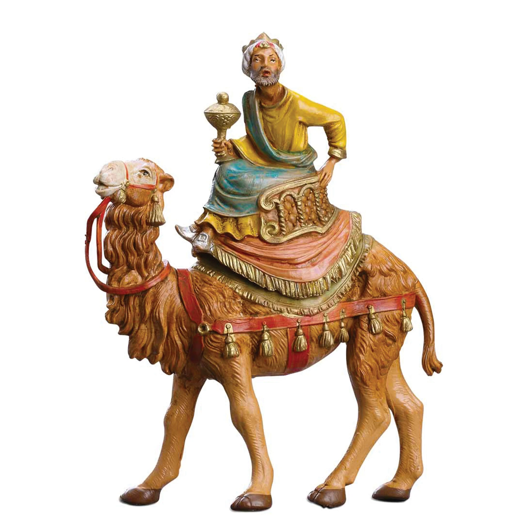Fontanini Kings On Camels Figs 3 pc set 5" Scale