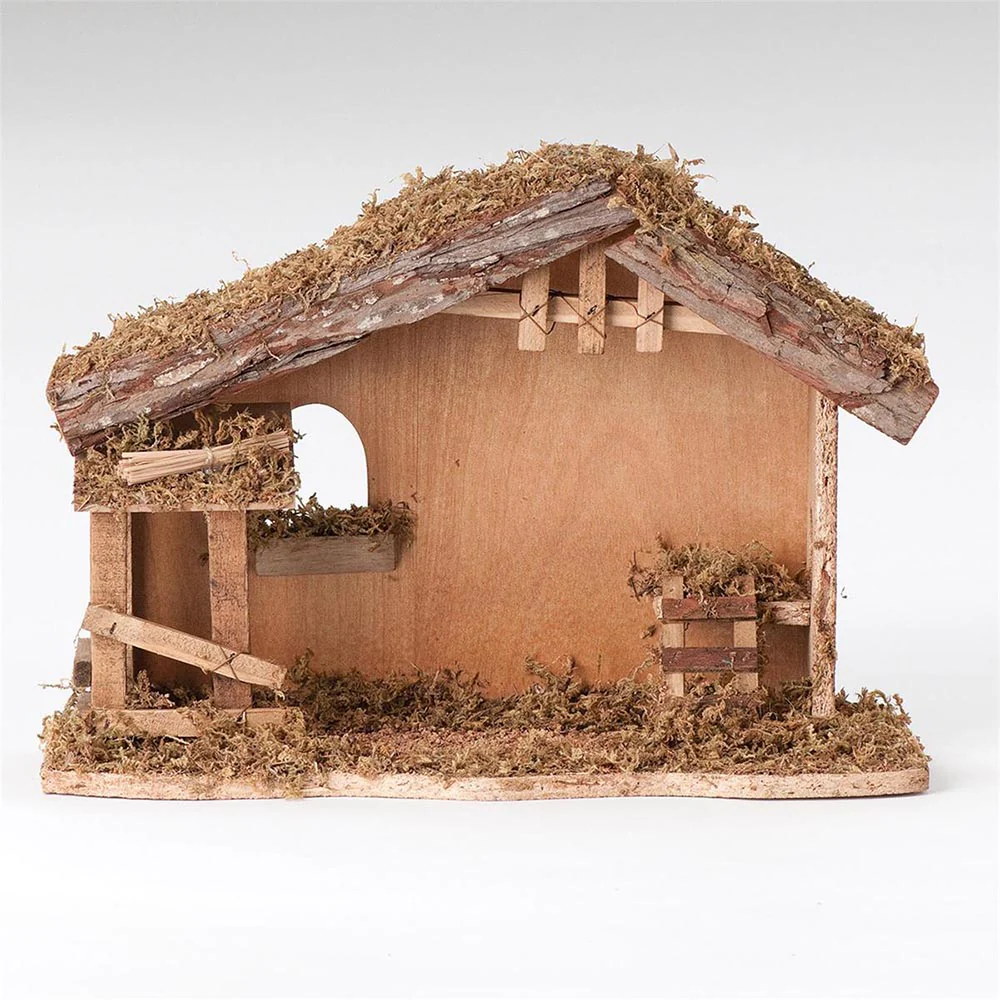 Fontanini Wooden Stable 10.5" - Image 2