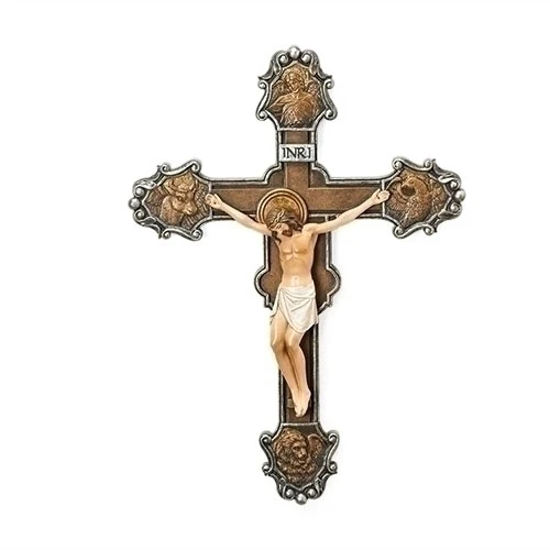 Four Evangelists Crucifix, 10"