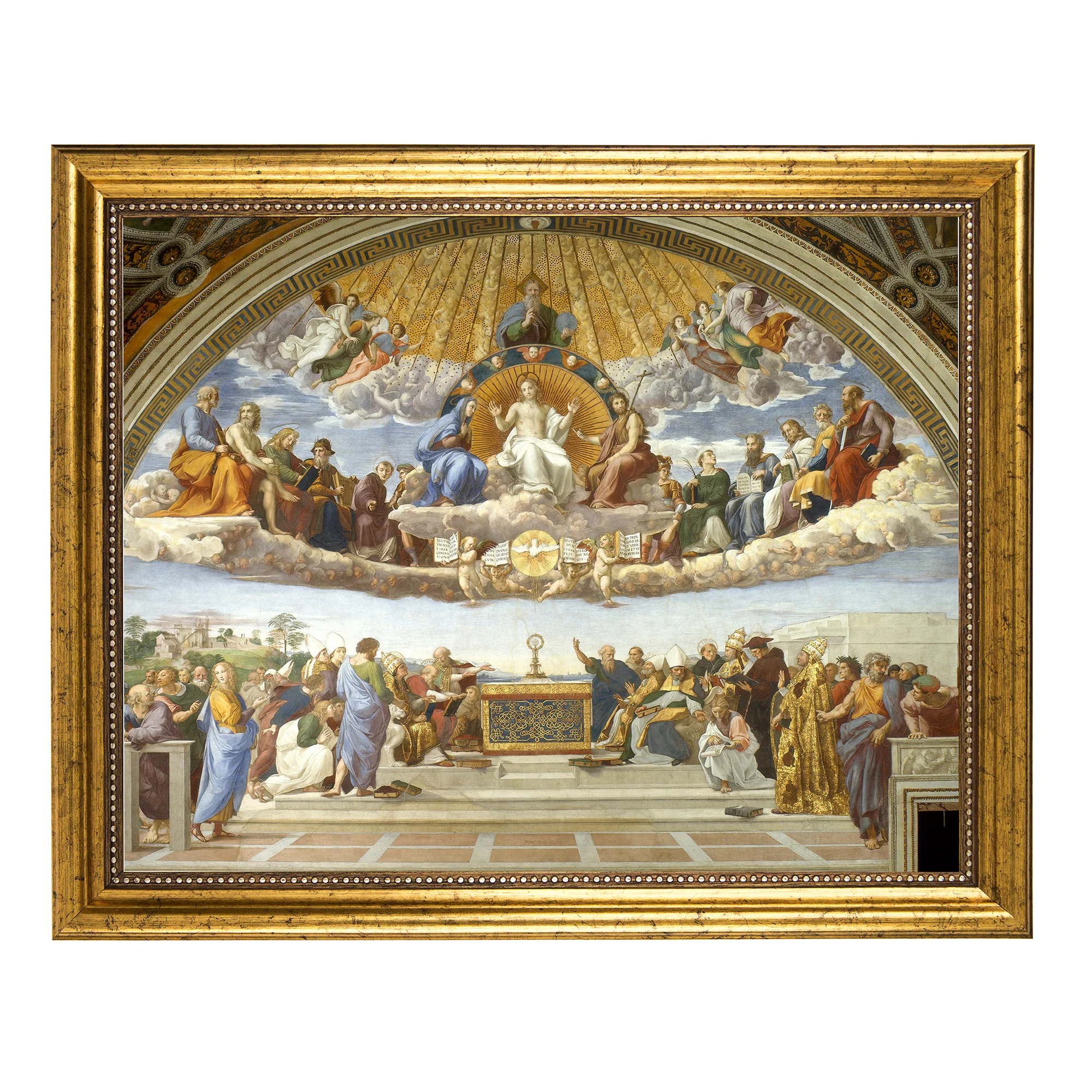 Framed Disputation of the Holy Sacrament - 8 x 10
