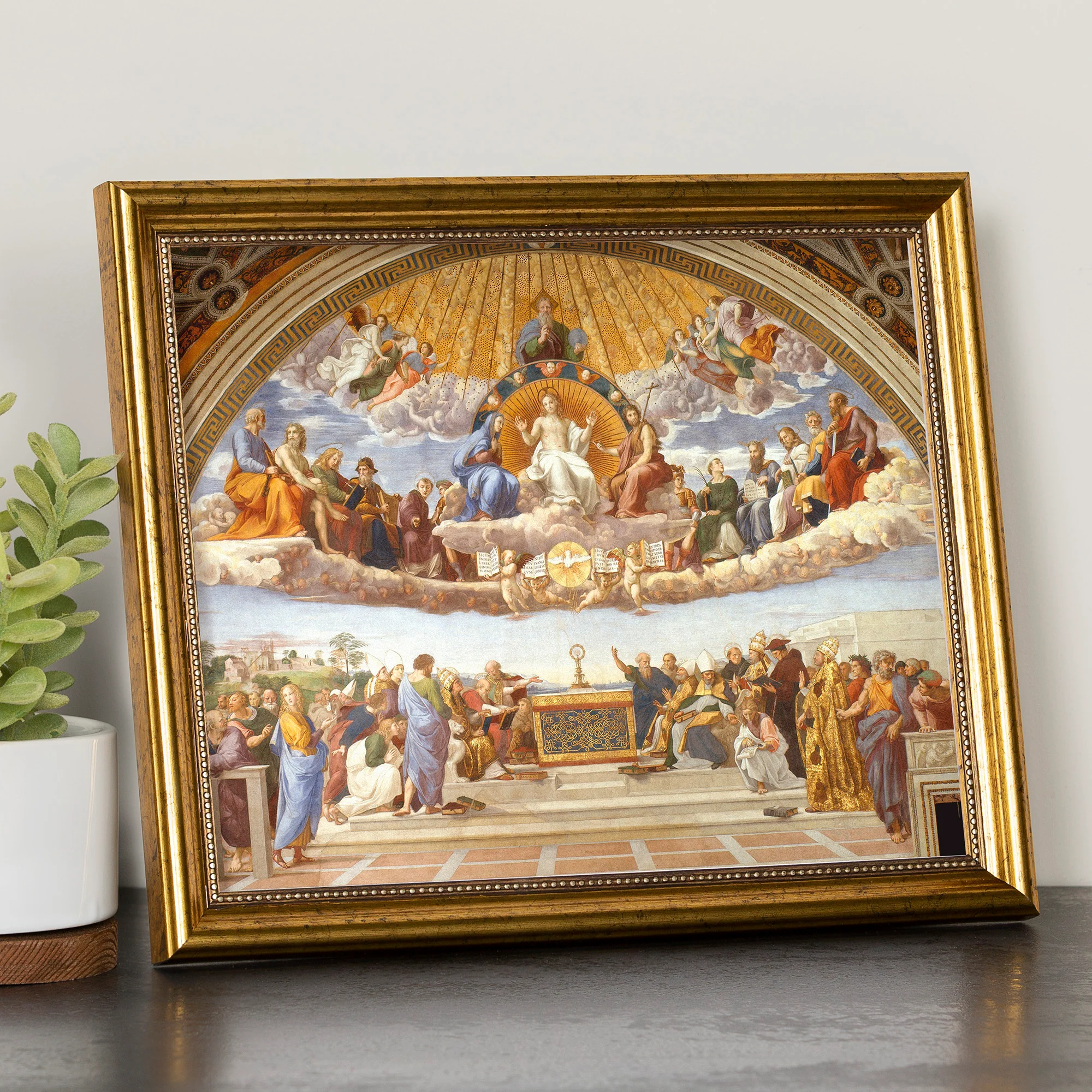 Framed Disputation of the Holy Sacrament - 8 x 10 - Image 2